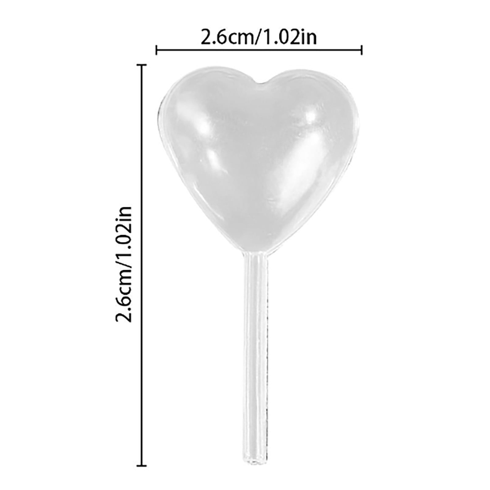 JWDX Cake Inserts Clearance, 50Pcs 4Ml Mini Transfer Cupcakes Pipettes Heart Round Shape Disposable Plastic Liquid for Cupcake Dessert Strawberries And As shown - Image 4