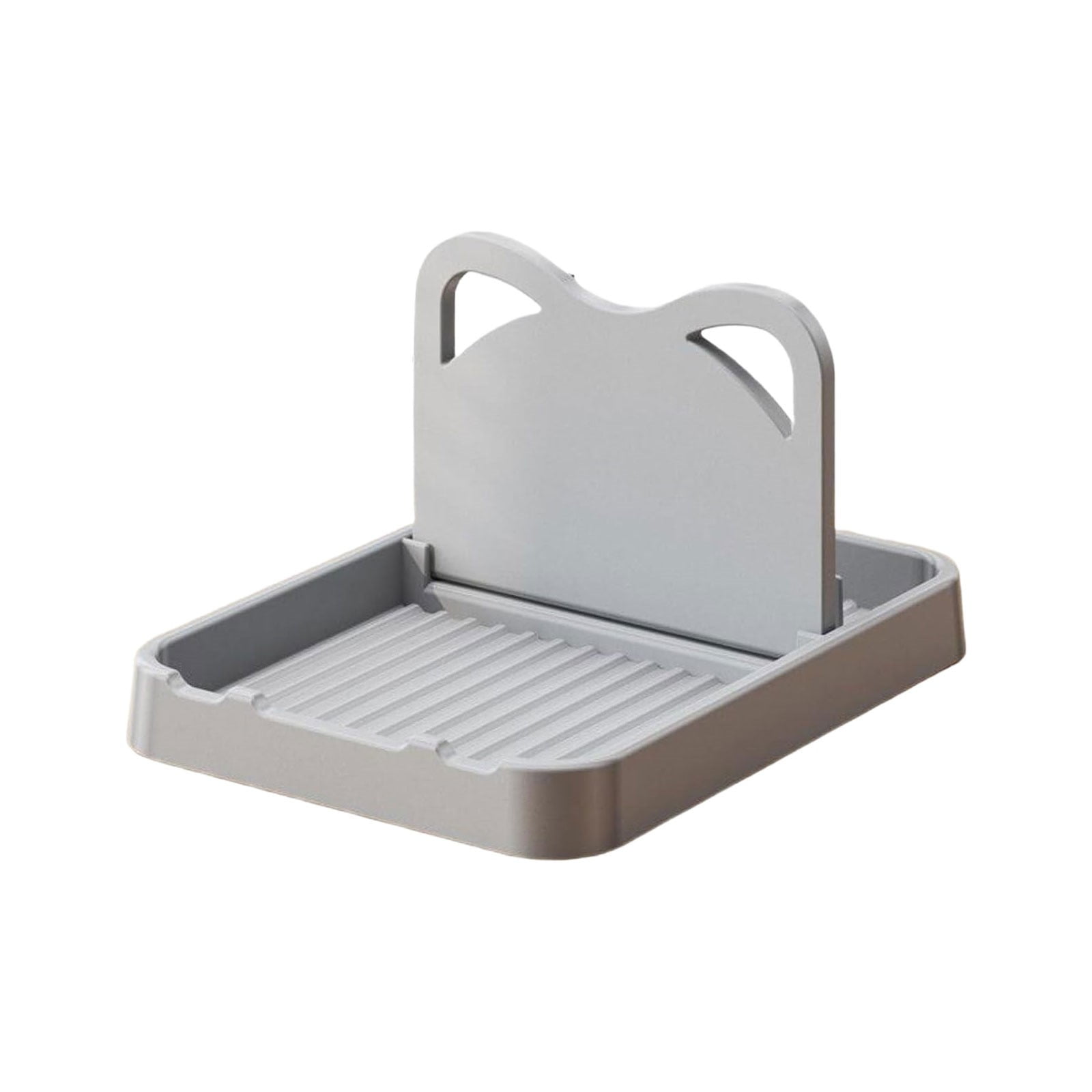 JWDX Rack Clearance, Spoon Rest with Lid Holder: Foldable Silicone Spoon Holder High Temperature Spoon Organizer Spatula Holder for Kitchen Counters and Stove Tops Grey - Image 1