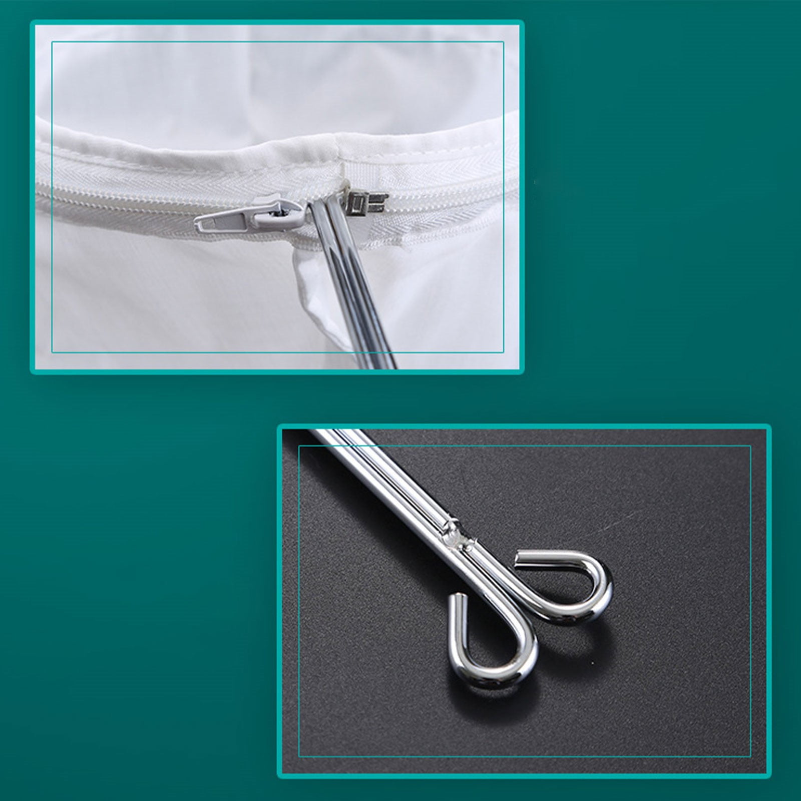 JWDX Strainers Clearance, 1Reusable Coffee Powder Tea Mesh Filter Bag with Stainless Handle Cotton Cloth Strainer As shown - Image 7