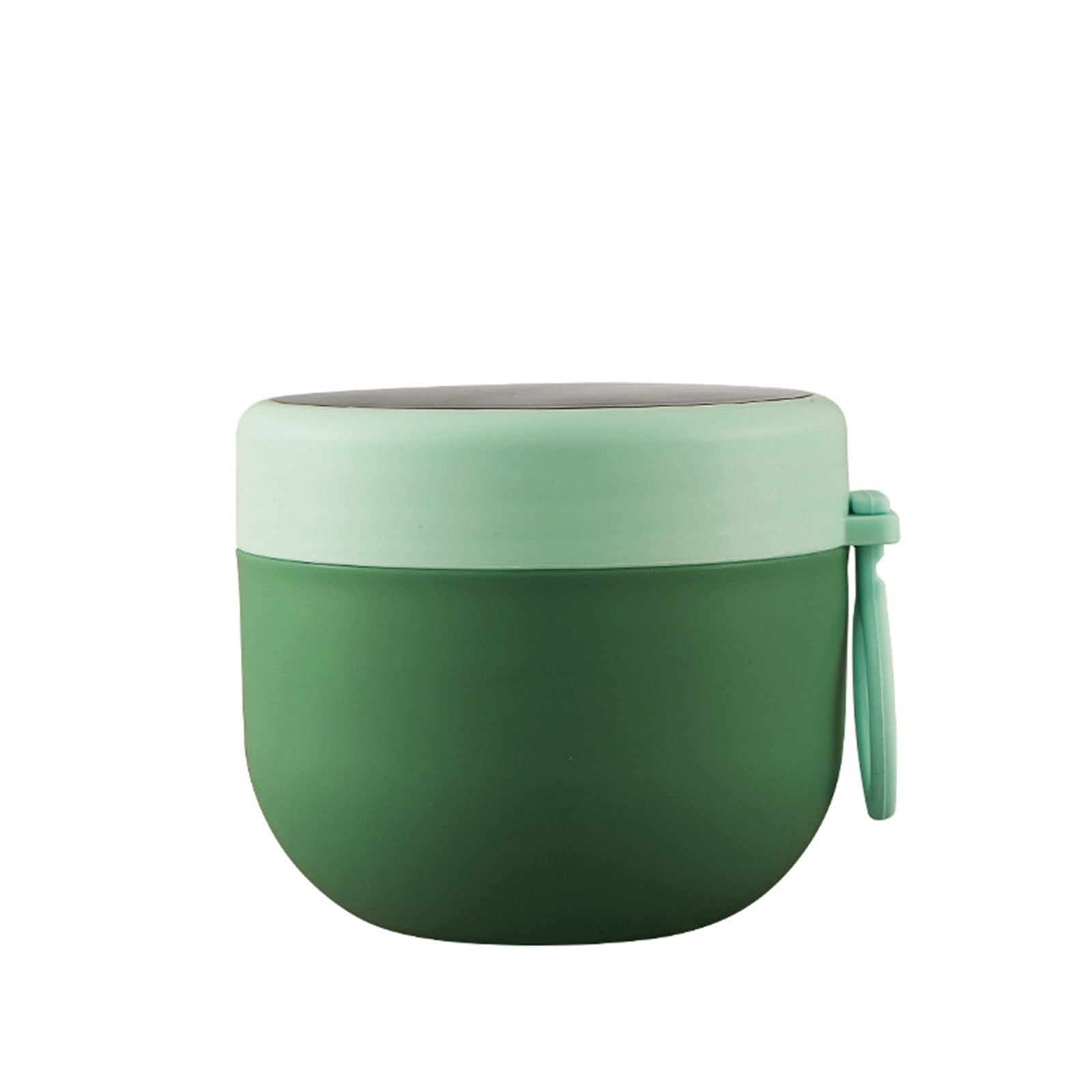 JWDX Storage Containers Clearance, Vacuum Insulated Food Jar with Spoon Plastic Insulated Food Container Insulated Food Soup Cup Leakproof School Picnic Outdoor Hot and Cold Food (600Ml) GNA - Image 1