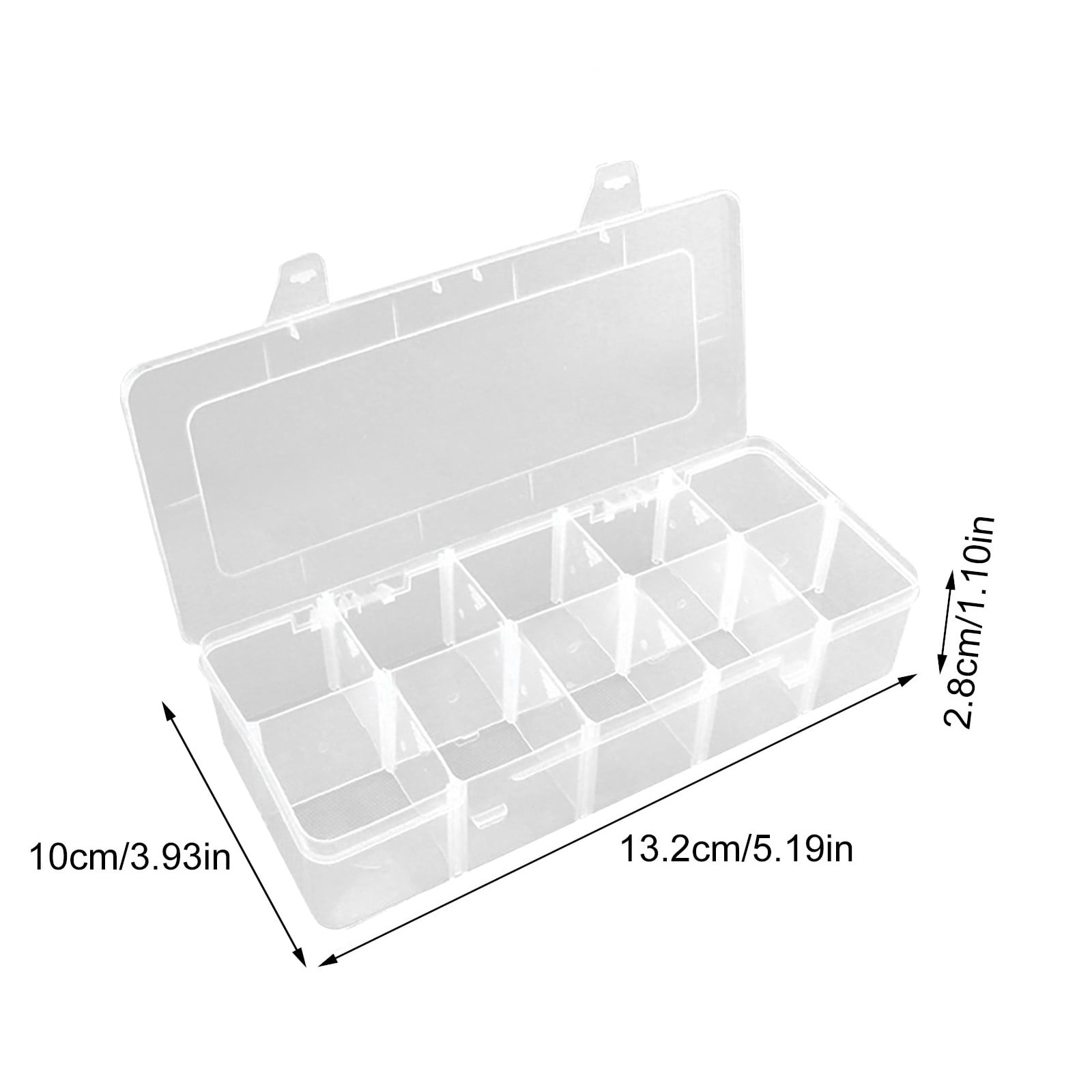 JWDX Food Storage Clearance, Snack Box Containers for Little Boys and Girls Snack Box Containers with 10 Adjustable Compartments Snack Box for Travel Meals Portable Easy to Use and Clean As shown - Image 3