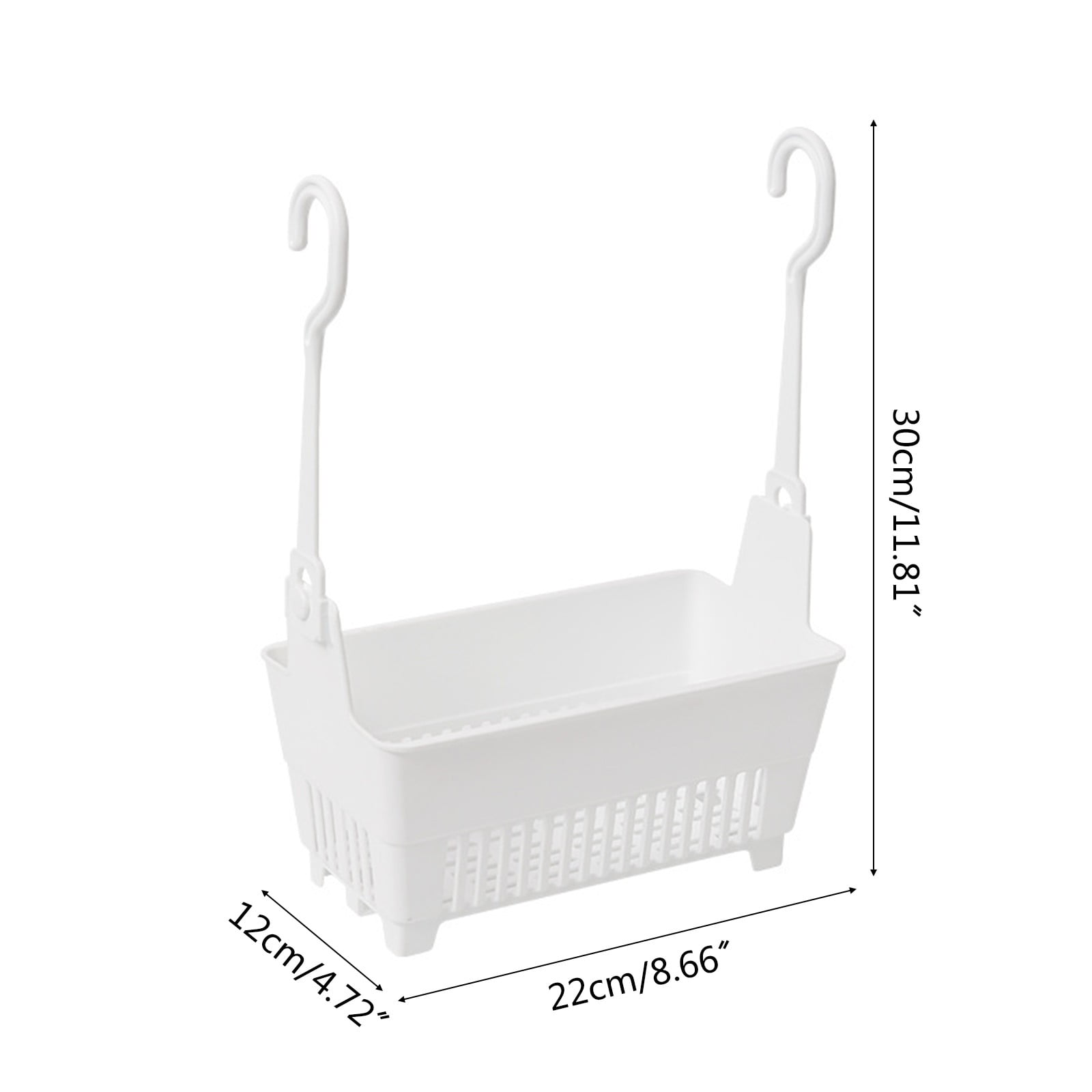 JWDX Rack Clearance, Sundries Hanging Basket Storage Drain Bag Shower Baskets with Hook Organizer As shown - Image 3