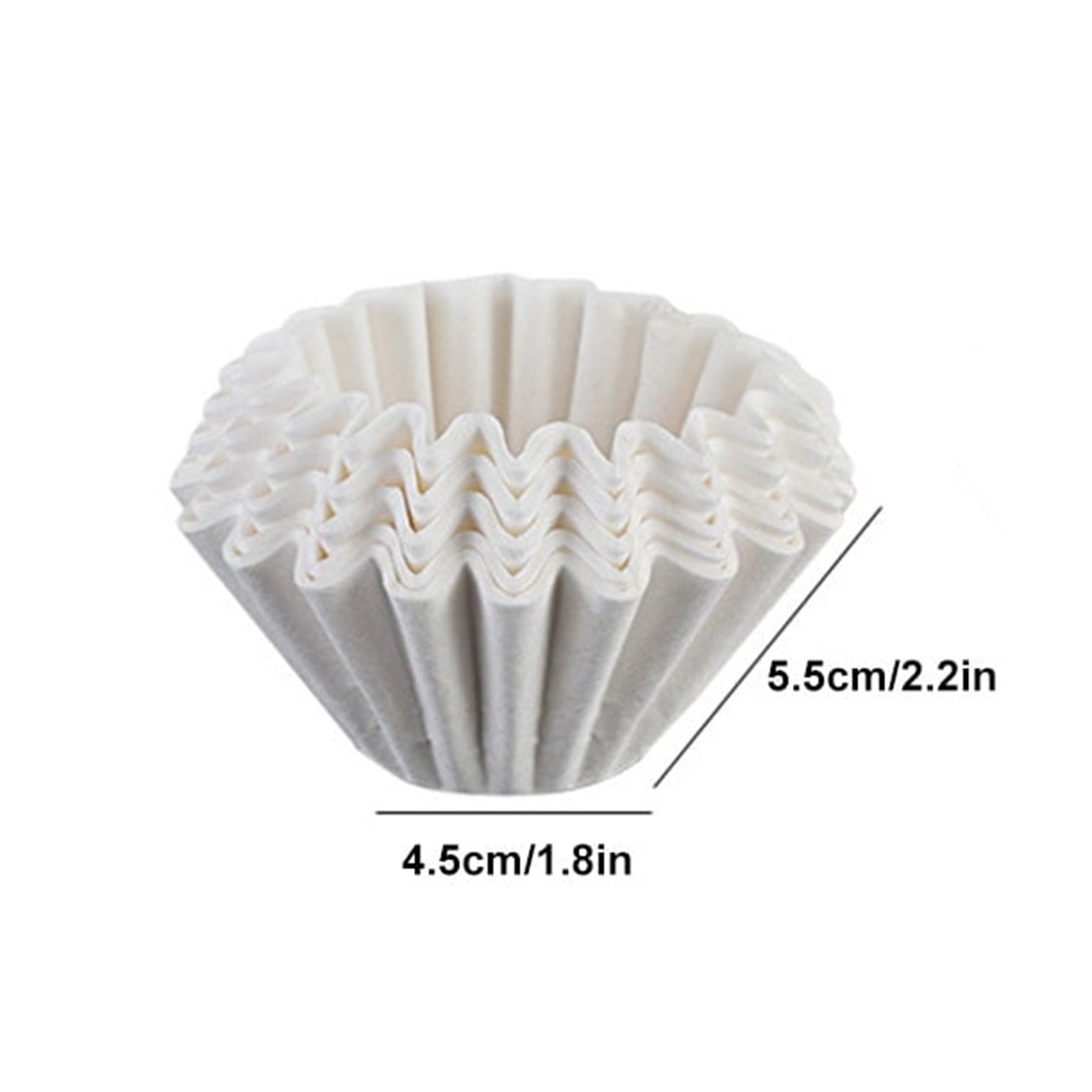 JWDX Strainers Clearance, 50 Pack Coffee Filters Basket Paper Coffee Filters Small Coffee Maker Single Coffee Pot Pour Over Coffee Makers As shown - Image 3