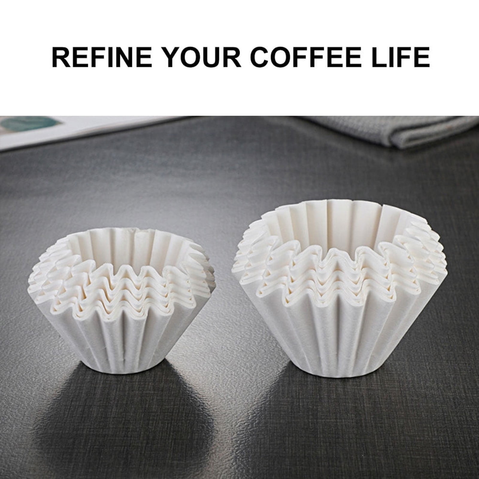 JWDX Strainers Clearance, 50 Pack Coffee Filters Basket Paper Coffee Filters Small Coffee Maker Single Coffee Pot Pour Over Coffee Makers As shown - Image 4