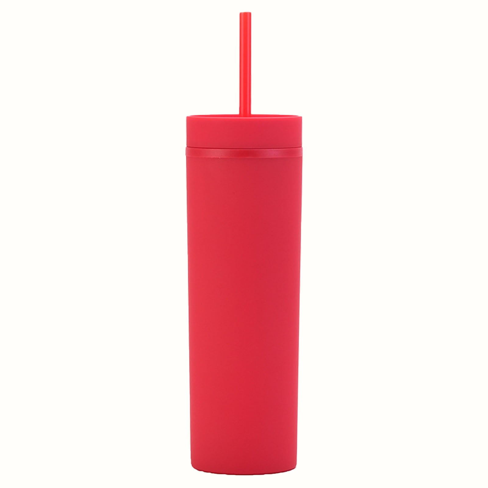 JWDX Glass and Bottle Clearance, 16Oz Tumbler with Lid and Plastic Water Coffee Tumbler Cup Water Bottle Slim Double Wall Reusable Plastic Tumbler Cups Travel Mug Coffee Cup 450Ml RDA - Image 1