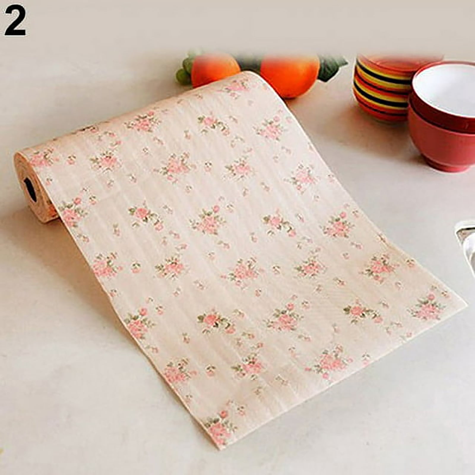 Anti-Slip Cabinet Countertop Pad Light Pink B Eguiwyn 30*300Cm Furniture Paper Removable Shelf Liner For Kitchen Cabinet Dresser Drawer Covering One Size B - Image 2