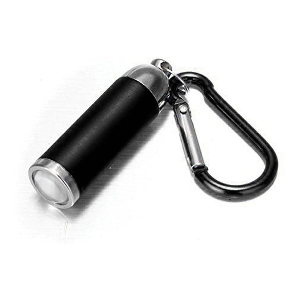WQQZJJ Outdoor Fun Gifts Ultra Bright Mini LED Camping Flashlight Torch Keyring Portable KeyChain on Clearance Black - Image 2
