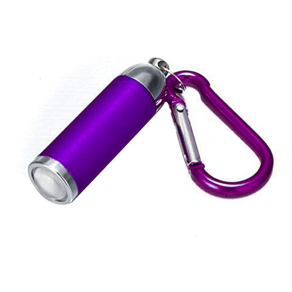 WQQZJJ Outdoor Fun Gifts Ultra Bright Mini LED Camping Flashlight Torch Keyring Portable KeyChain on Clearance Purple - Image 1