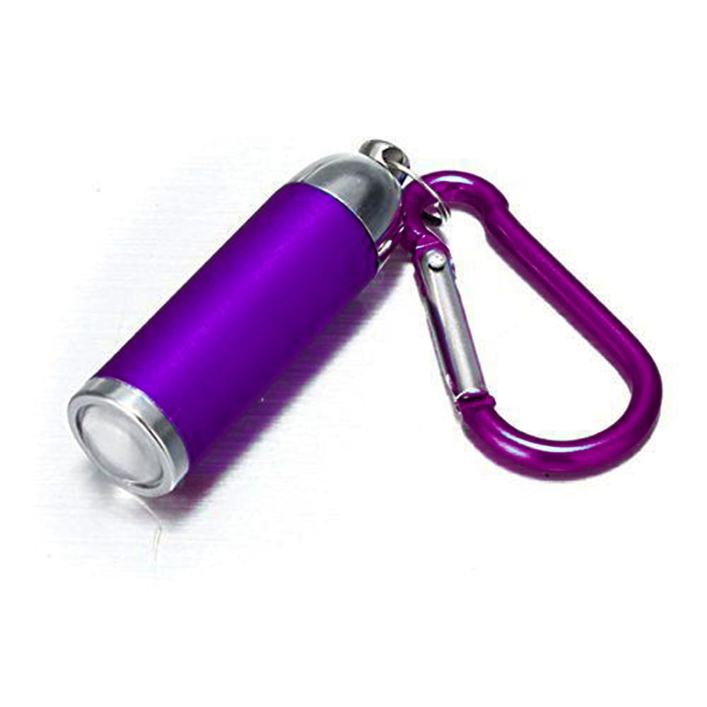 WQQZJJ Outdoor Fun Gifts Ultra Bright Mini LED Camping Flashlight Torch Keyring Portable KeyChain on Clearance Purple - Image 2