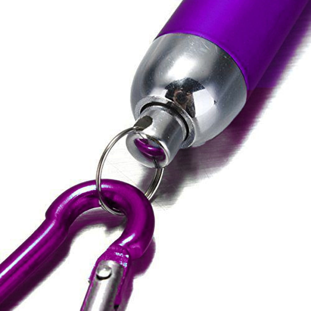 WQQZJJ Outdoor Fun Gifts Ultra Bright Mini LED Camping Flashlight Torch Keyring Portable KeyChain on Clearance Purple - Image 6
