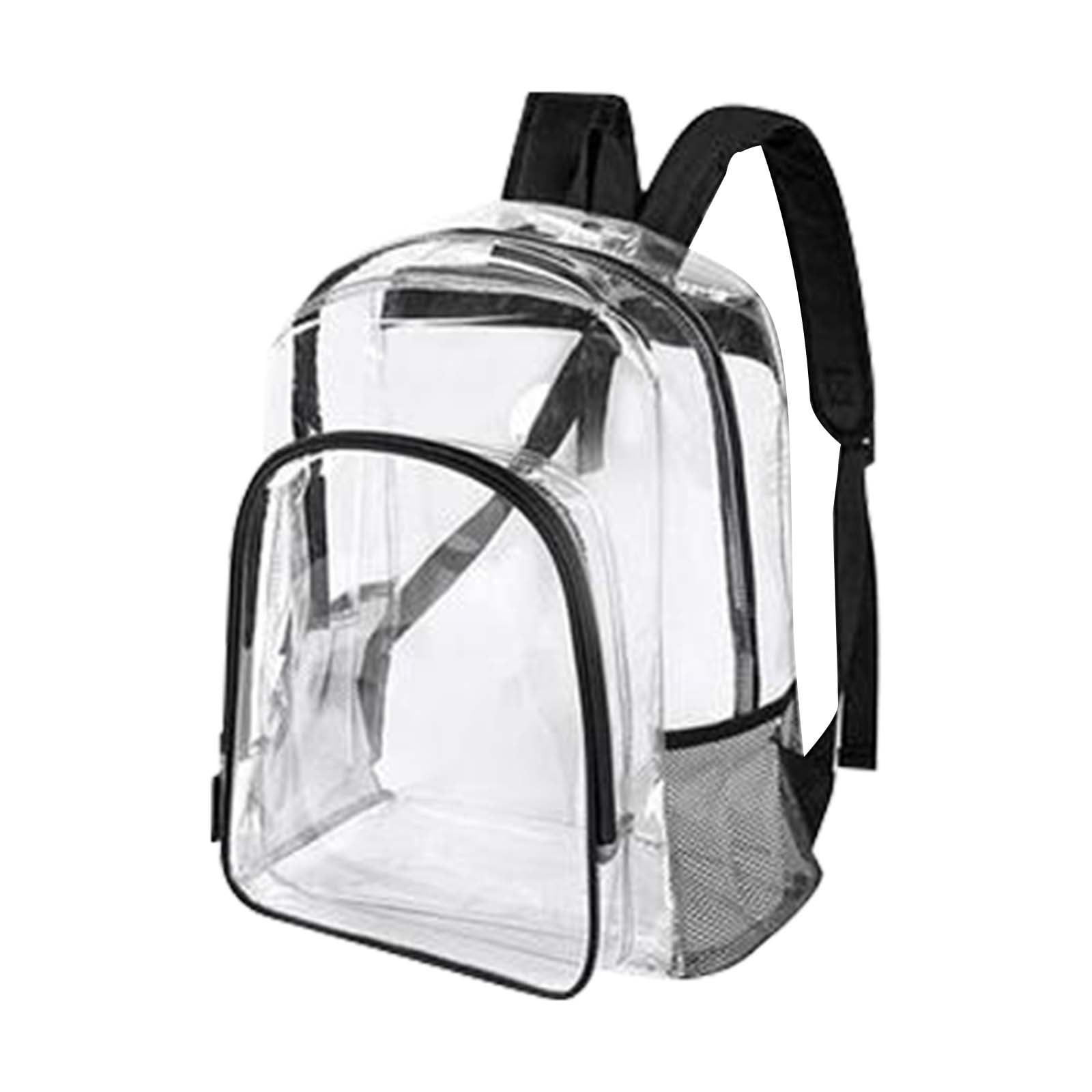 School Supplies Clearance,AIEOTT Transparent Backpack, Transparent Backpack, Beach For Sports Activities And Games In Concert Festival,School Stationery Gifts，Back to School Supplies,Office Supplies Black - Image 1