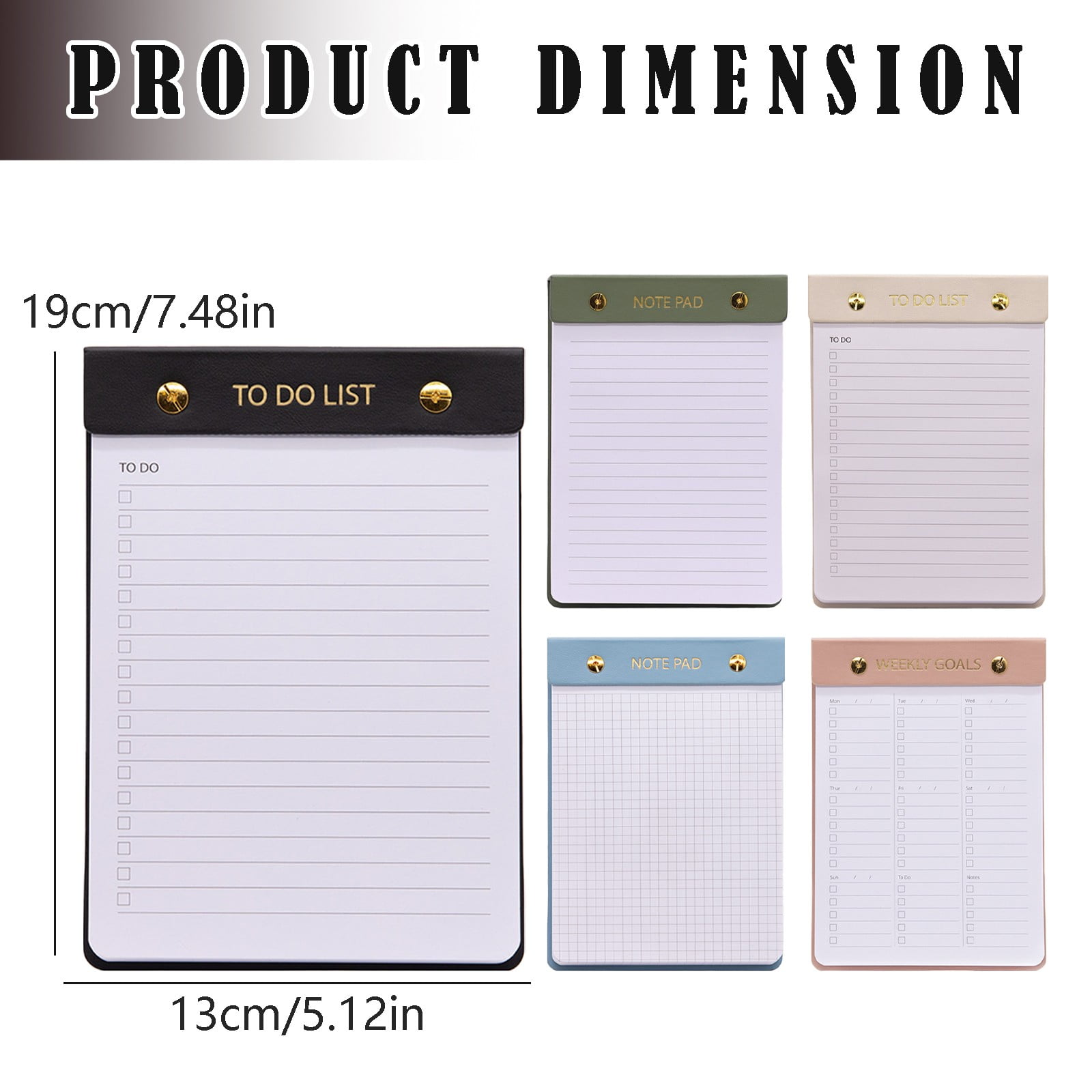 1 Book JWDX Student Notebook: 120+ Page Daily Planner & Organizer for Effective Time Management, Homework Tracking, Goal Setting & Productivity – Ideal for School One Size D - Image 3
