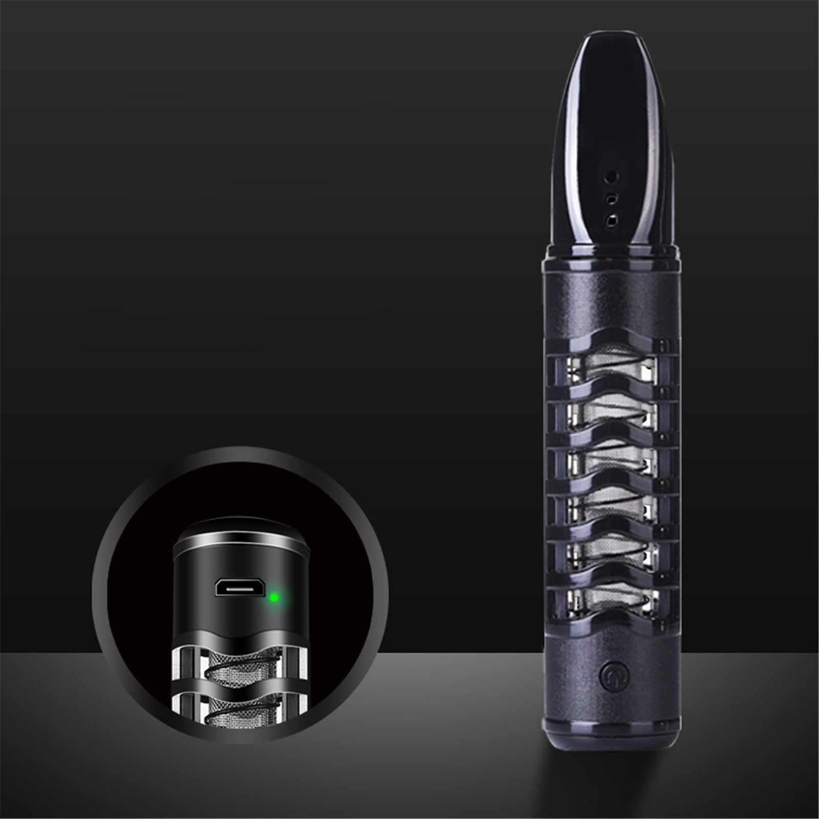 Jwdx 1 Ashtray Cover; 1 Charging Cable Car Usb Charging Ashtray Lazy Holder Does Not Drop The Ash Ashtray Filter Holder With Usb Tungsten Coil Ashtray One Size Black - Image 7