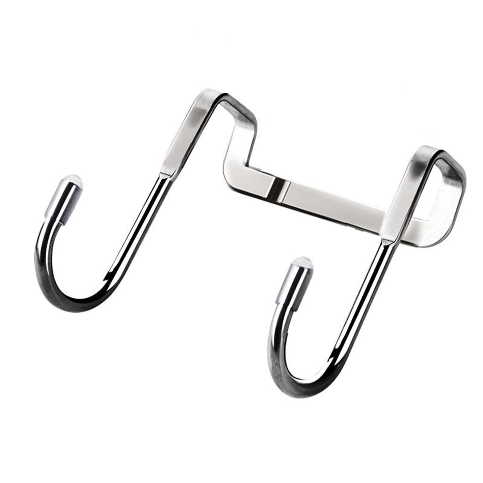 Jwdx 1 Hook Punch Over The Door Door Hanger Punching No Stainless Clothes Rack For Home One Size Silver - Image 2