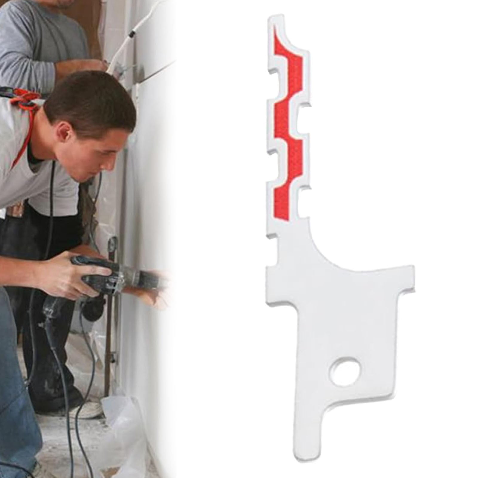 Drywall Metal Repair Saw Blades, Drywall Reciprocating Saw Blades JWDX, One Drywall Metal Repair Saw Blade * 10 Drywall Access Metal Drywall Reciprocating for Drywall One Size*10 Silver*10 - Image 3