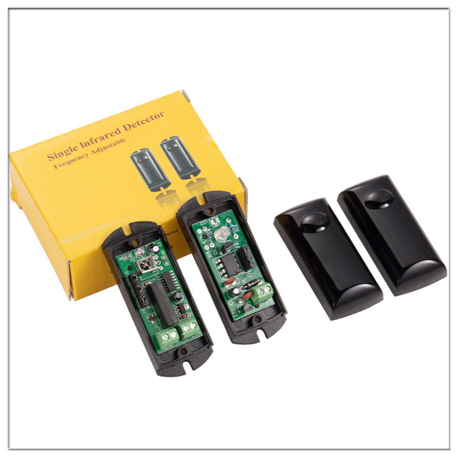 Infrared Radio Alarm JWDX, 1* Anti-Theft Alarm 1Pc Single Beam Infrared Detector Alarm Barrier Sensor Photoelectric Home One Size Black - Image 5