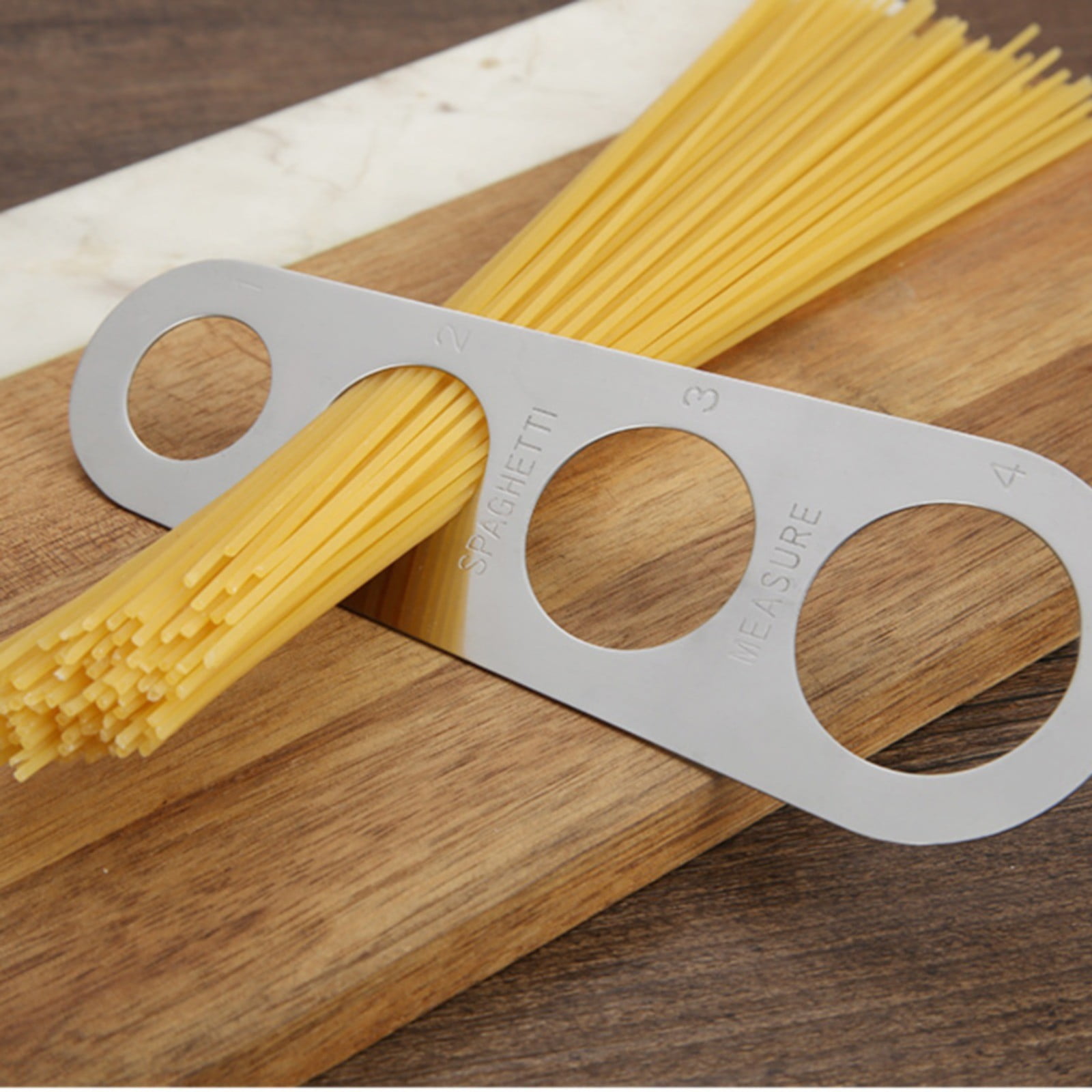 Spaghetti Measuring Ruler Rose Gold JWDX, 1*Spaghetti Measuring Ruler Stainless Spaghetti Measurer Tool Quick Pasta Measuring Tool for Kitchen Cooking Tool Get the Perfect Portion One Size GD2 - Image 6