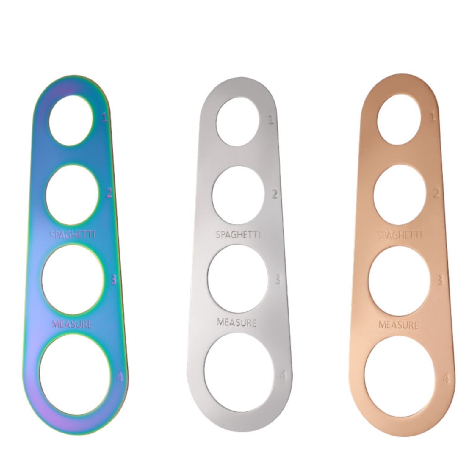 Spaghetti Measuring Ruler Rose Gold JWDX, 1*Spaghetti Measuring Ruler Stainless Spaghetti Measurer Tool Quick Pasta Measuring Tool for Kitchen Cooking Tool Get the Perfect Portion One Size GD2 - Image 8