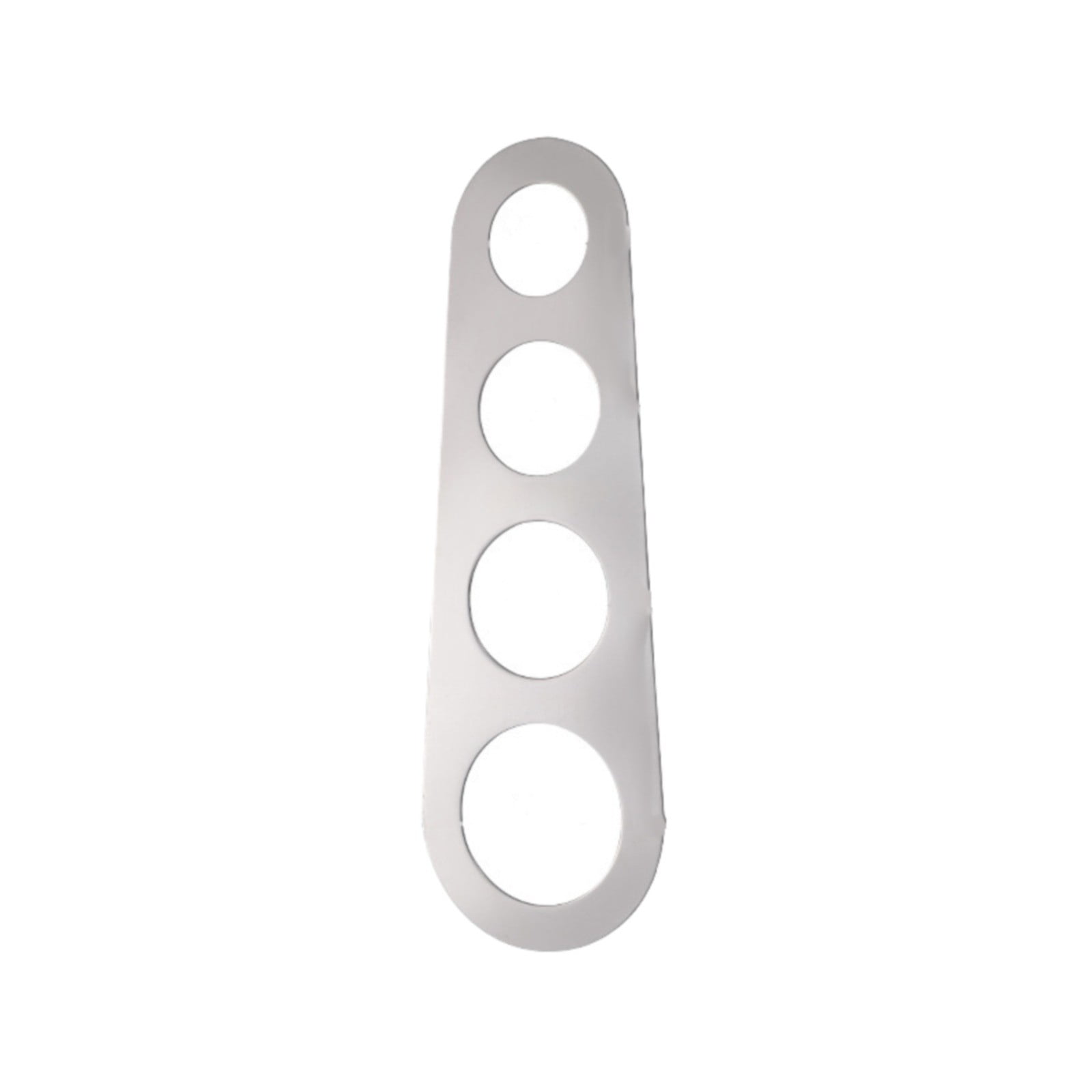 Spaghetti Measuring Ruler Rose Gold JWDX, 1*Spaghetti Measuring Ruler Stainless Spaghetti Measurer Tool Quick Pasta Measuring Tool for Kitchen Cooking Tool Get the Perfect Portion One Size Silver - Image 1