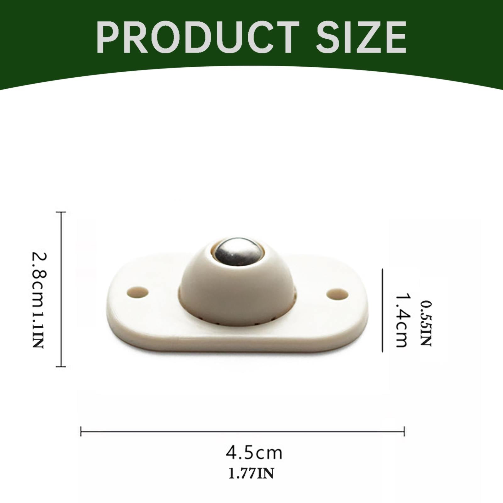 JWDX, Self Adhesive Mini Continuous Casting Wheel Stem Wheel Bearing 360 Rotating Universal Wheel Garbage Adhesive Pulley Storage Box Small Furniture Adhesive Universal Pulley One Size BA - Image 2