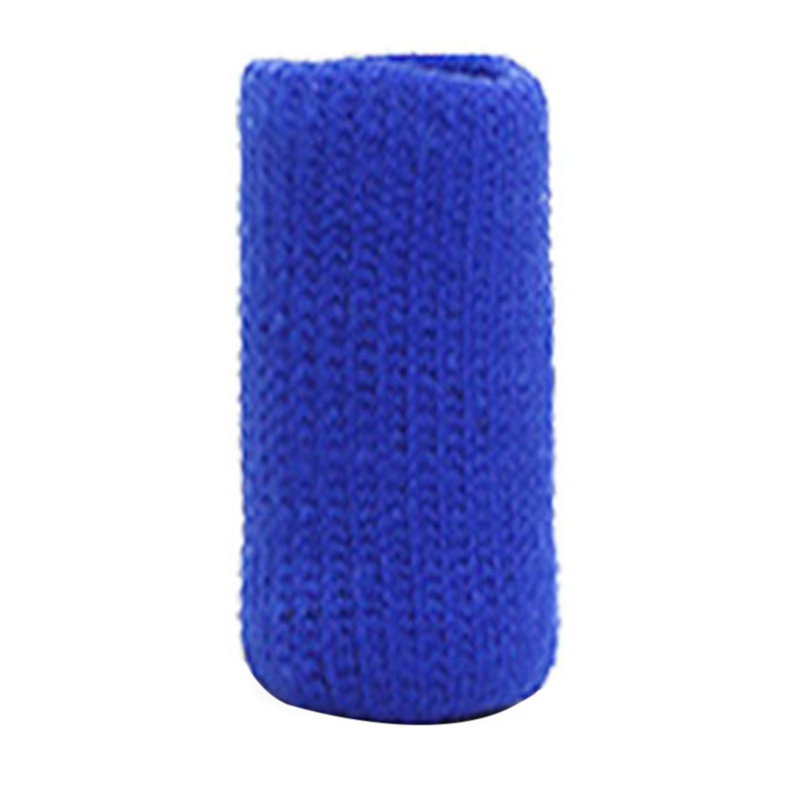 Finger Joint Guard Blue JWDX, 5*Finger Cots Sports Sleeves 5 Pieces Finger Sleeves Thumb Braces Support Elastic Compression Protector Braces for Sports Relieving One Size Blue - Image 1