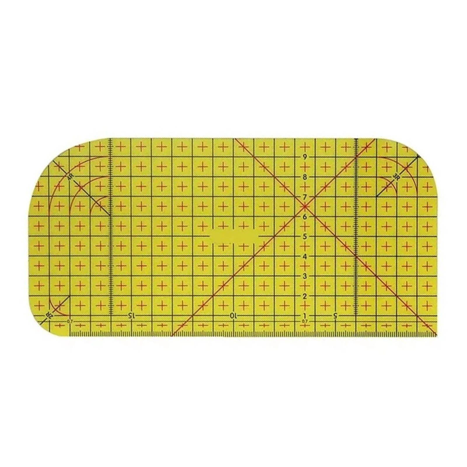 Ironing Ruler JWDX, 1*Ironing Ruler Hot Ironing Ruler Hot Ironing Measuring Ruler Patchwork Tools for Clothing Makin One Size Yellow - Image 1