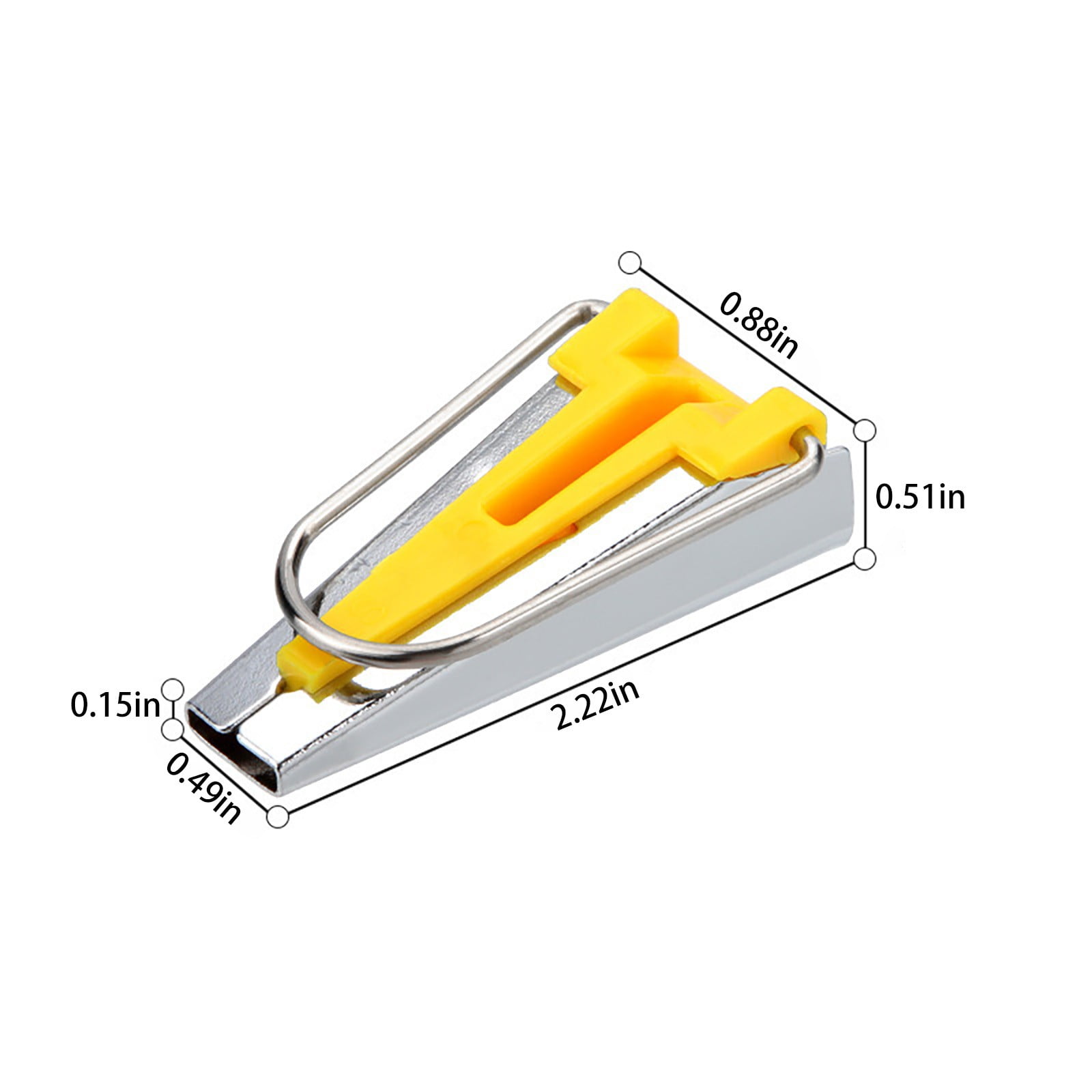 JWDX, Crimper*1 Bias Tape Makers Kit of 5 Sizes 1/4