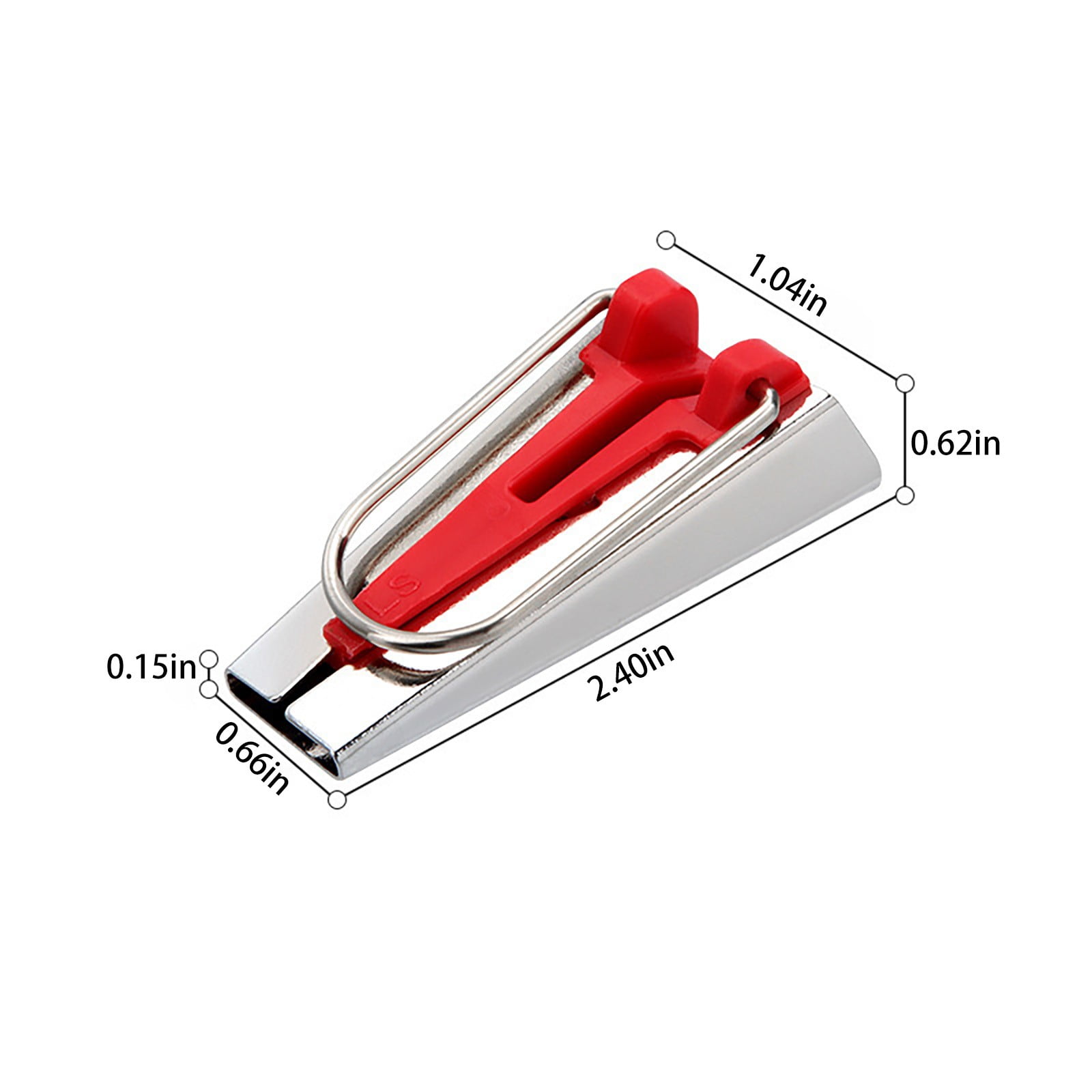 JWDX, Crimper*1 Bias Tape Makers Kit of 5 Sizes 1/4