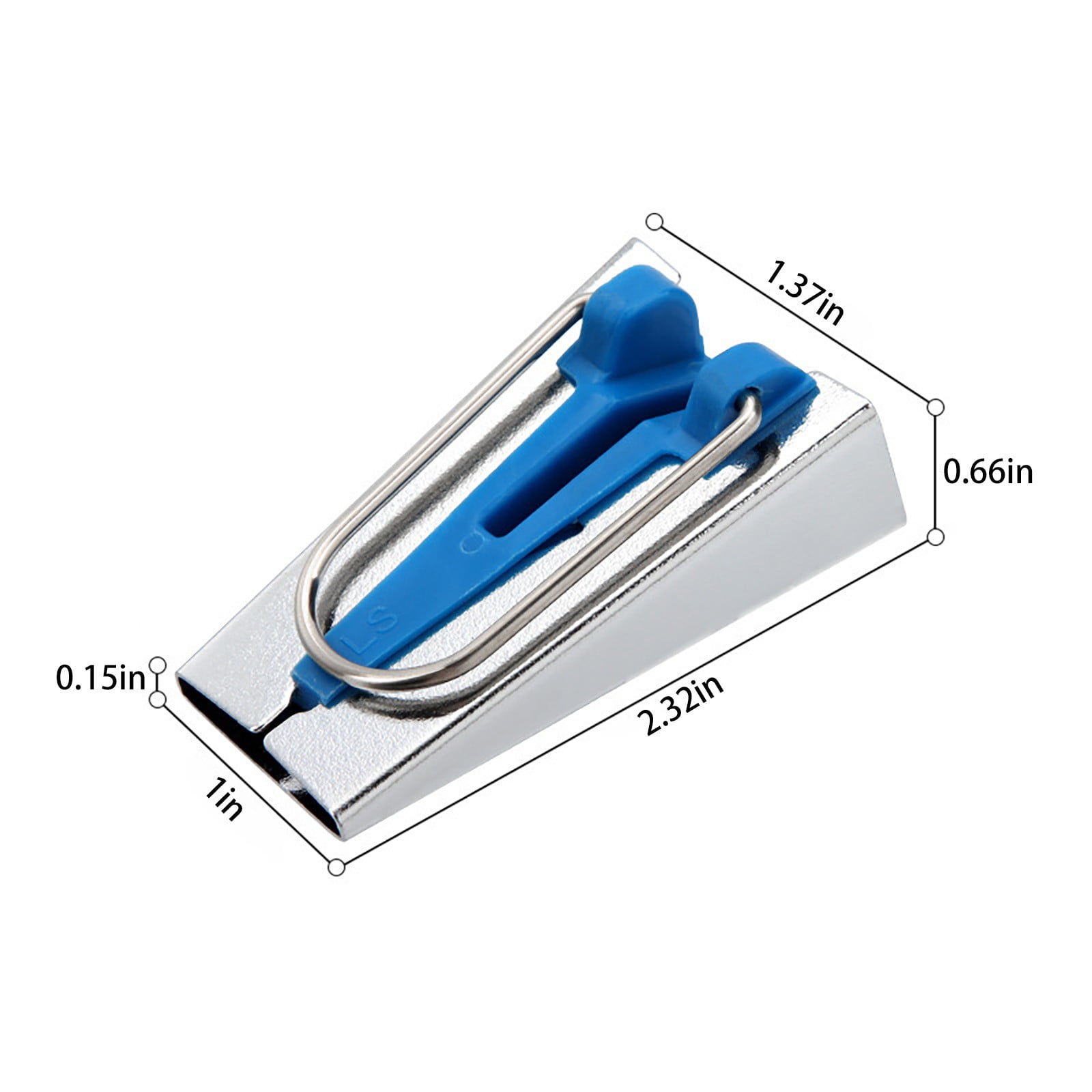 JWDX, Crimper*1 Bias Tape Makers Kit of 5 Sizes 1/4