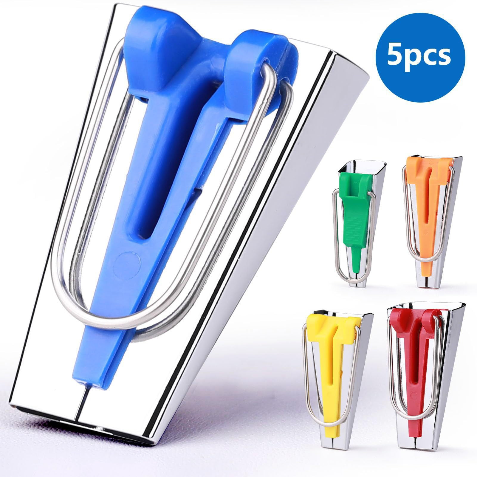 JWDX, Crimper*1 Bias Tape Makers Kit of 5 Sizes 1/4