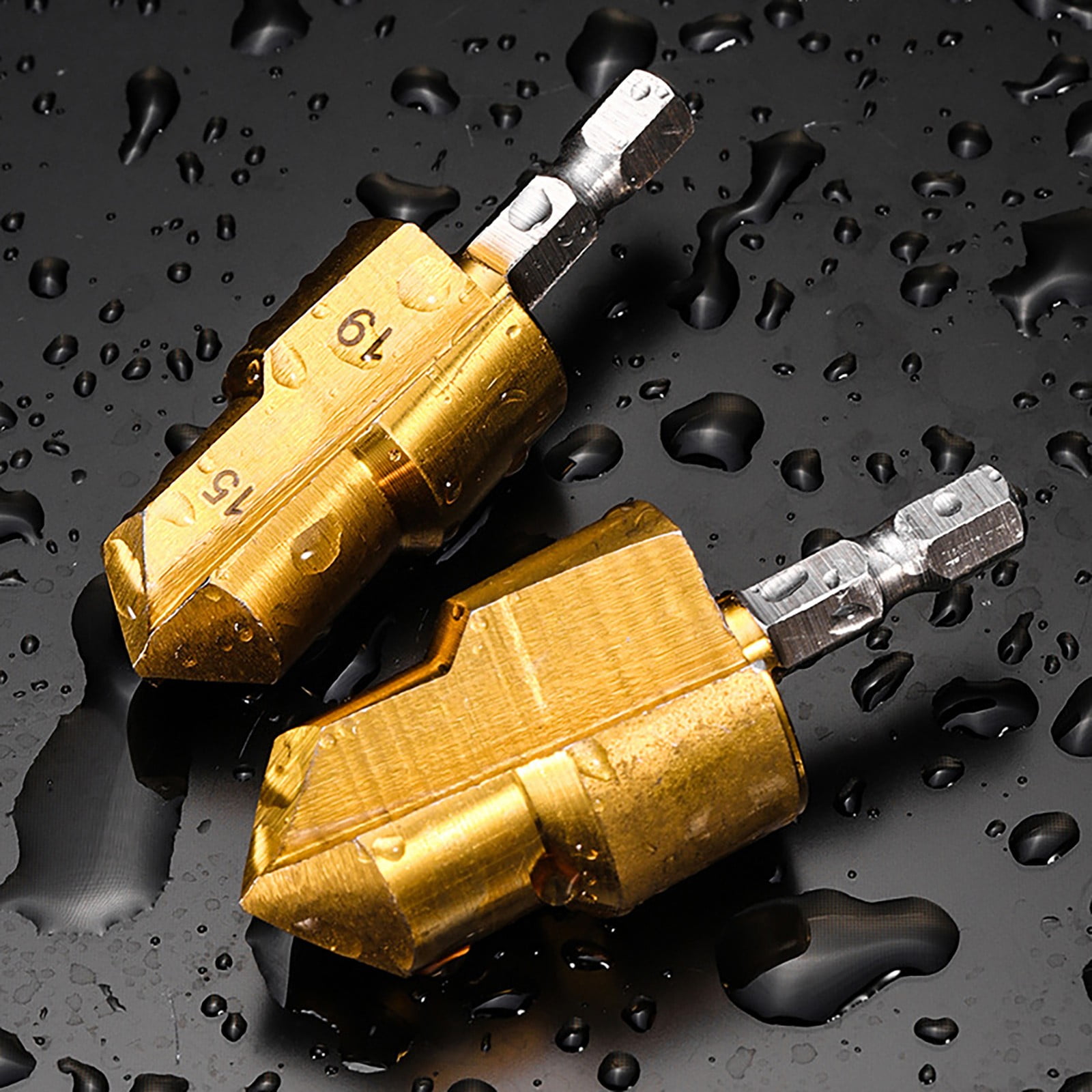 Combination Drilling Tap and Tap Drill Bit Set C JWDX, Combination Drill Tap & Tap Bit Set Screw Tapping Bit Tool for Drilling Tapping Countersinking Pipe Repair 7*4*3 B - Image 6
