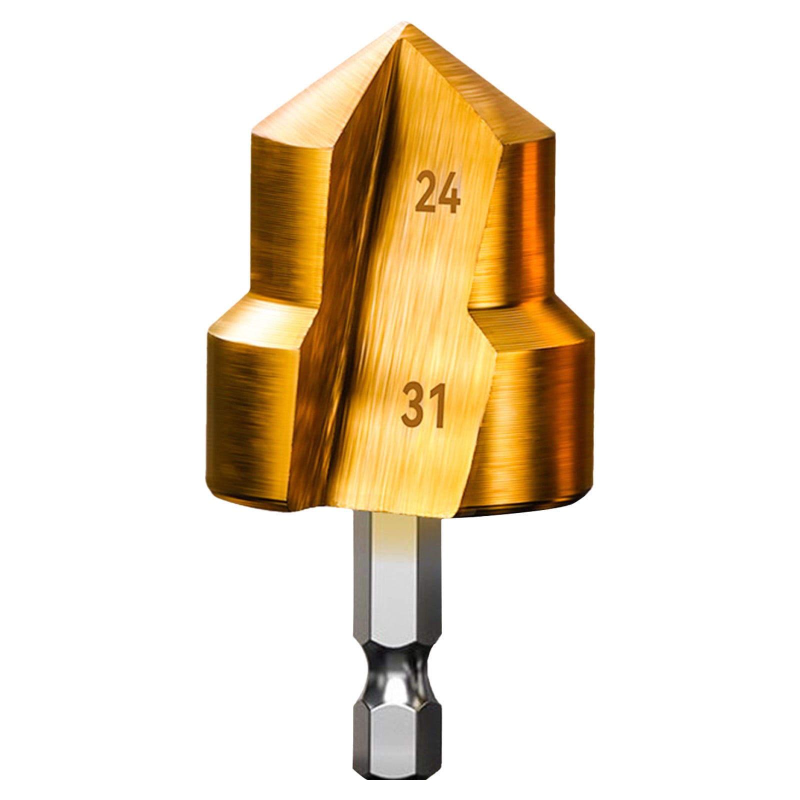 Combination Drilling Tap and Tap Drill Bit Set C JWDX, Combination Drill Tap & Tap Bit Set Screw Tapping Bit Tool for Drilling Tapping Countersinking Pipe Repair 7*4*4 C - Image 1