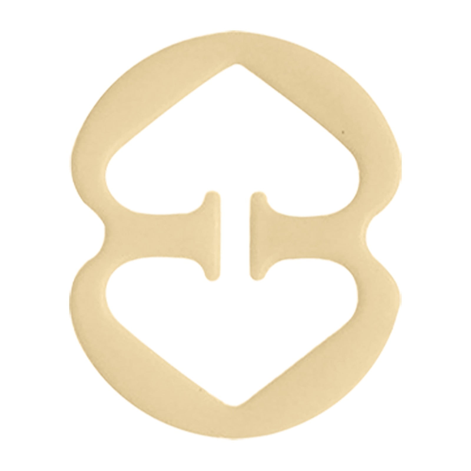 Invisible Underwear Anti-Slip Buckle JWDX, 1 Anti-Slip Buckle*10 1Pcs Bra Fastener Ergonomic Design Multi Function Plastic Women Bra Straps Holder Sewing One Size*10 Beige*10 - Image 1