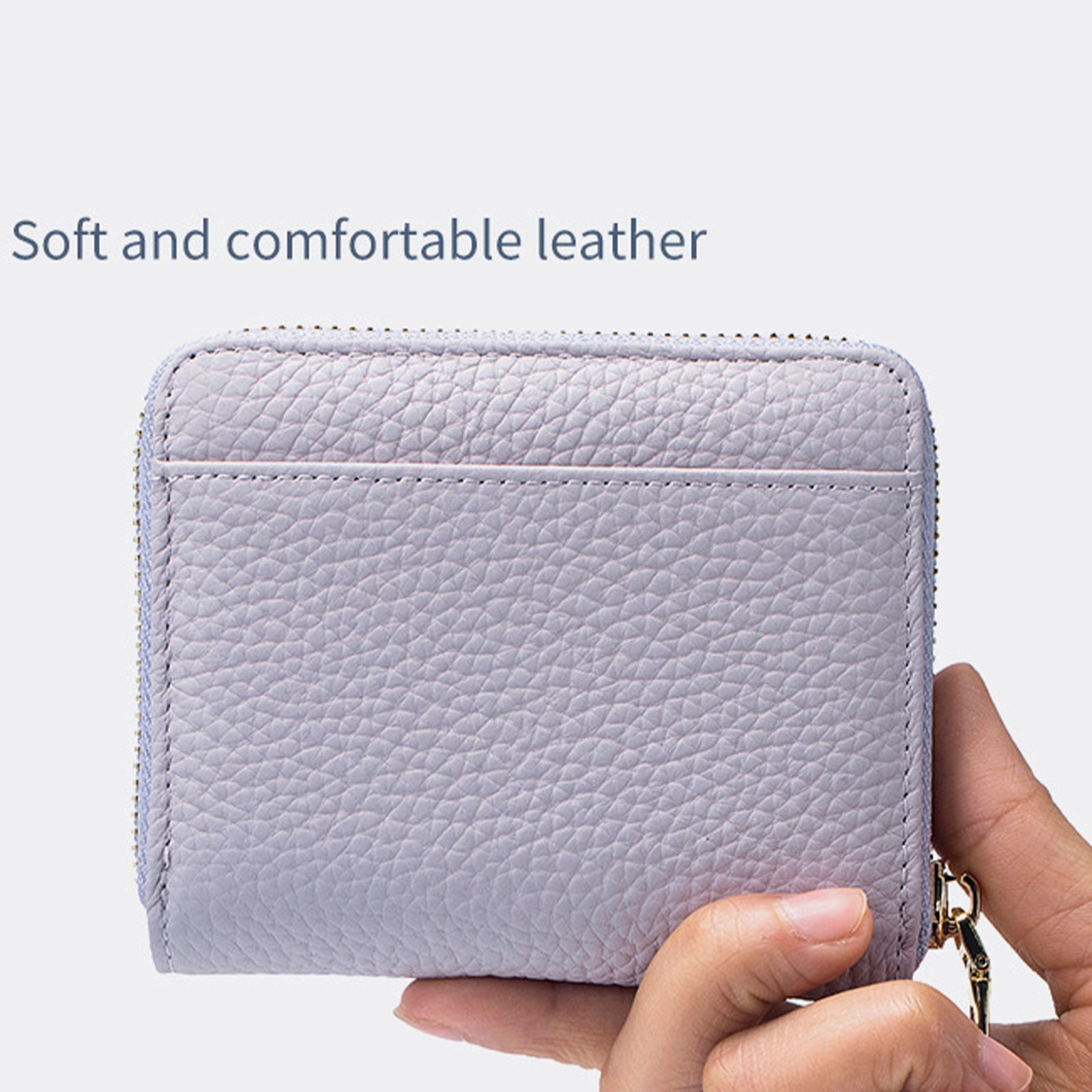 Multifunctional Wallet B JWDX, 1 Wallet Women's Wallet Rfid Blocking Mini Pocket Purse Card Holder Purse with Zipper Pocket Ladies Credit Card Holder One Size B - Image 7