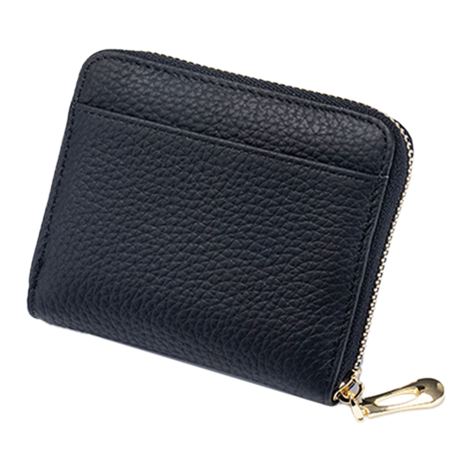 Multifunctional Wallet B JWDX, 1 Wallet Women's Wallet Rfid Blocking Mini Pocket Purse Card Holder Purse with Zipper Pocket Ladies Credit Card Holder One Size Black - Image 1