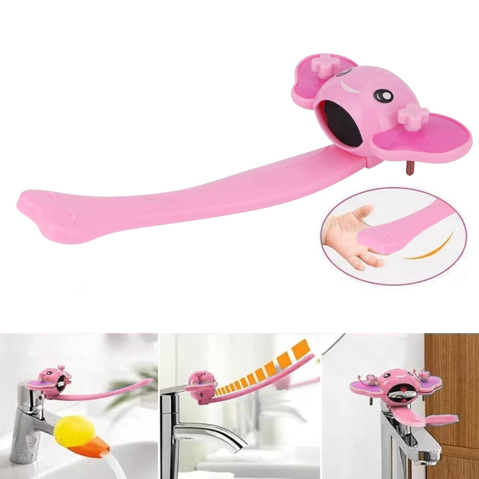 Chǐldrən's Hand Washing Extender Pink JWDX, 1x Chǐldrən's Hand Washing Extender Faucet Handle Extender Handle Extender Faucet Extender for Kids Handle Extender for Bathroom Chǐldrən One Size Blue - Image 5