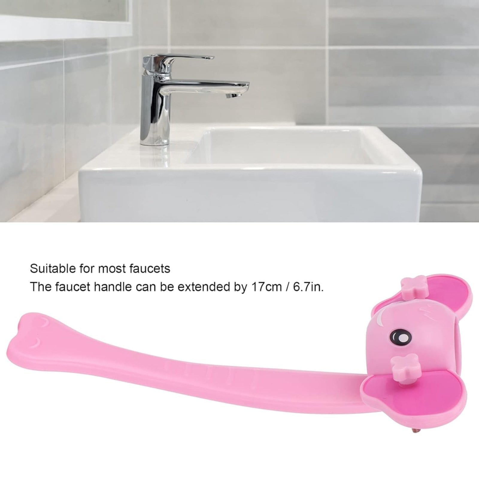 Chǐldrən's Hand Washing Extender Pink JWDX, 1x Chǐldrən's Hand Washing Extender Faucet Handle Extender Handle Extender Faucet Extender for Kids Handle Extender for Bathroom Chǐldrən One Size Blue - Image 6