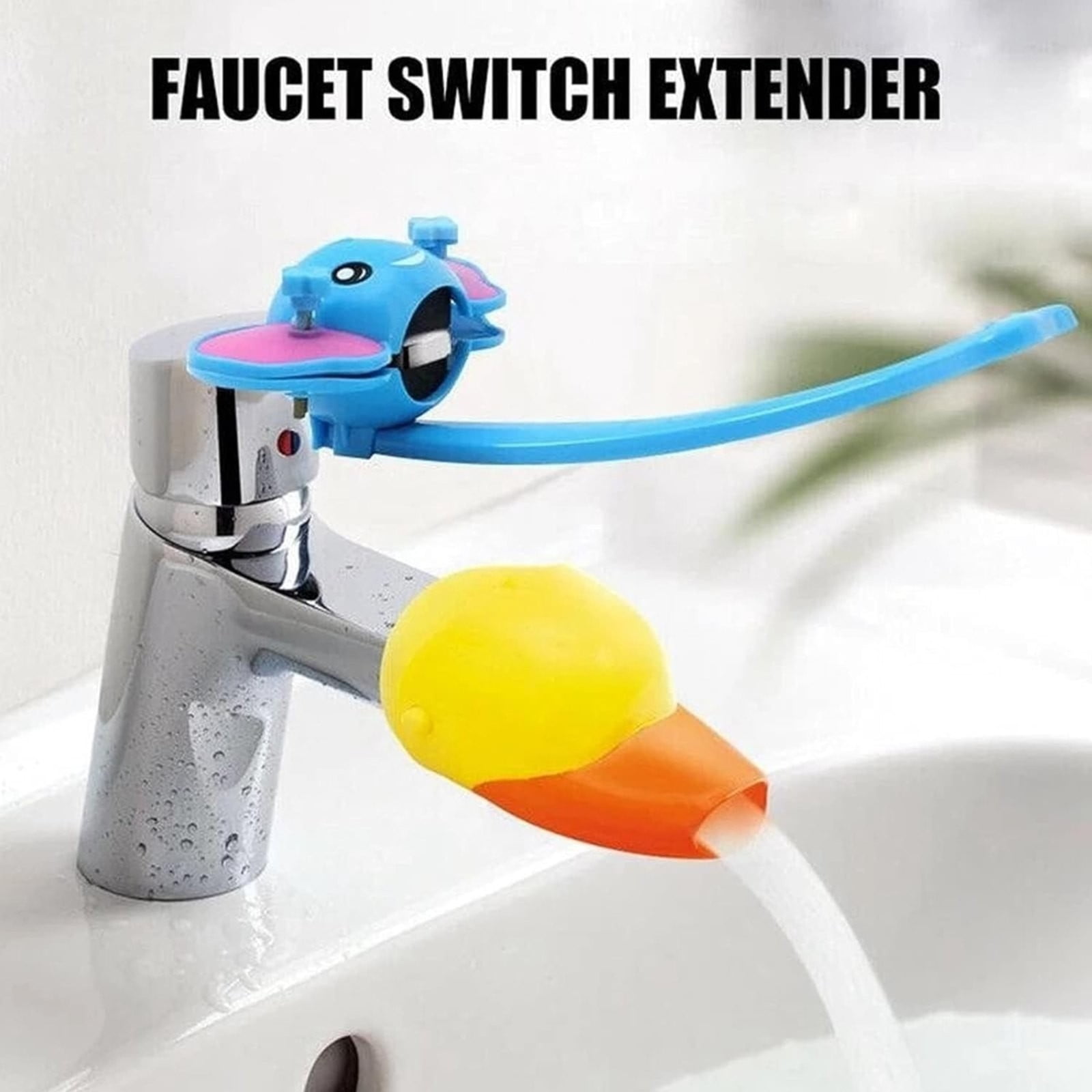 Chǐldrən's Hand Washing Extender Pink JWDX, 1x Chǐldrən's Hand Washing Extender Faucet Handle Extender Handle Extender Faucet Extender for Kids Handle Extender for Bathroom Chǐldrən One Size Pink - Image 4