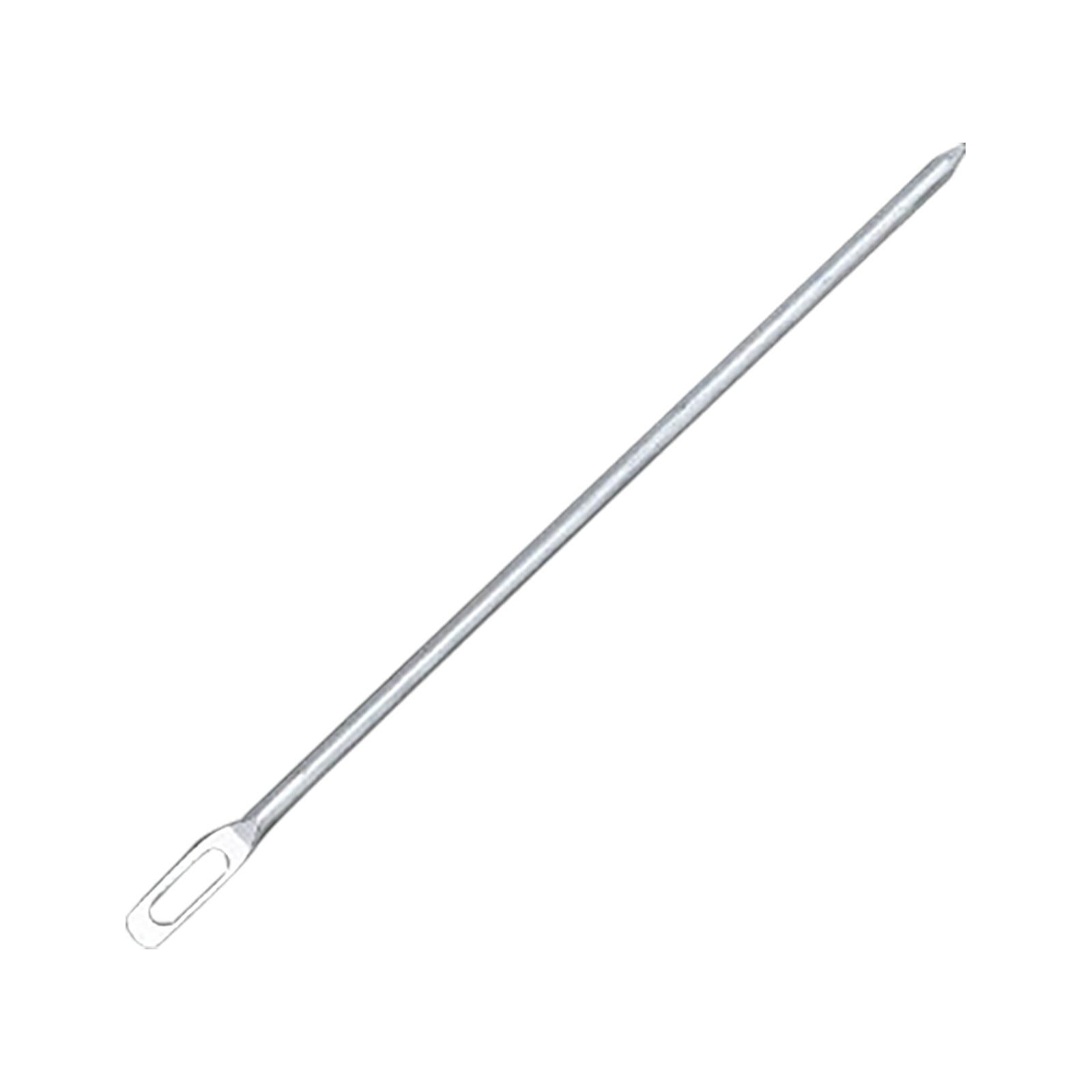 JWDX, Rope Threading Tool*1 Stainless Threader Easy Pull Bodkin Needle Threader Tweezer Metal Bodkin Ribbon Weaving Tool for Elastic Threading Sewing Machine One Size Silver - Image 1