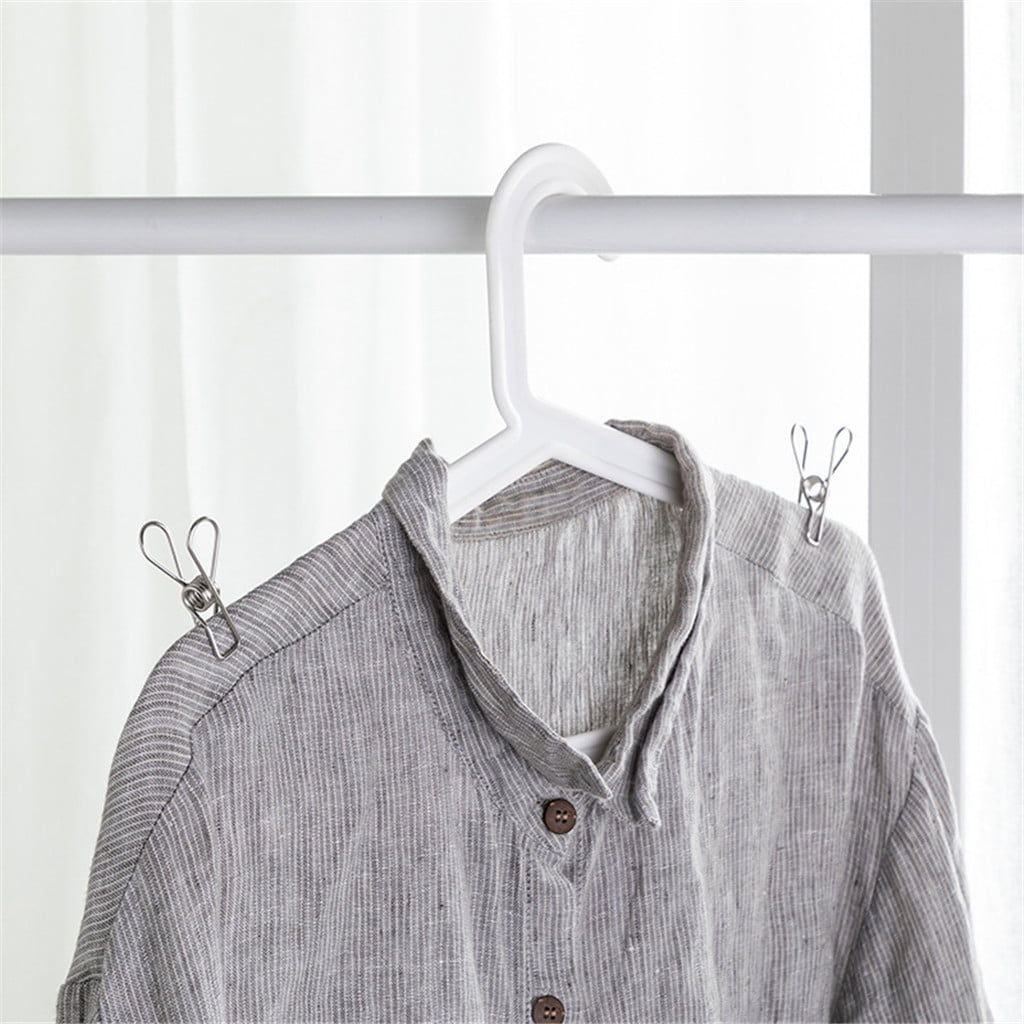 Clothespins 20Pcs 5.5Cm Opp Bag JWDX, 20 * Outdoor Camping Clothes Drying Rack Clip Hanging Outdoor Travel Windproof Clothes Line Drying Rack Clamp 20Pcs One Size Silver - Image 5