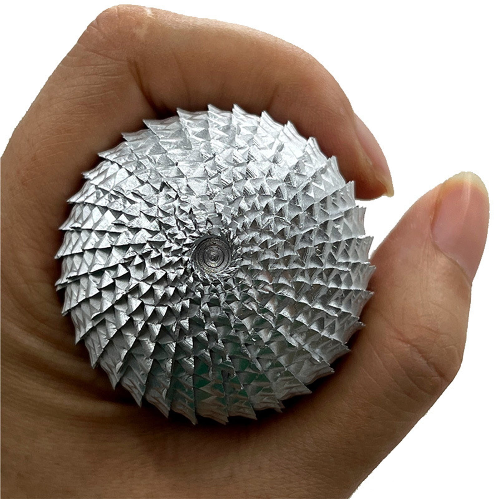 JWDX, 1 Grinding Head Woodworking Sphere Burr File Wood Carving Spherical Polishing Grinding for Head Cutter Wood Carving Kit for Beginners Power Tools Machine Computerized One Size Silver - Image 5