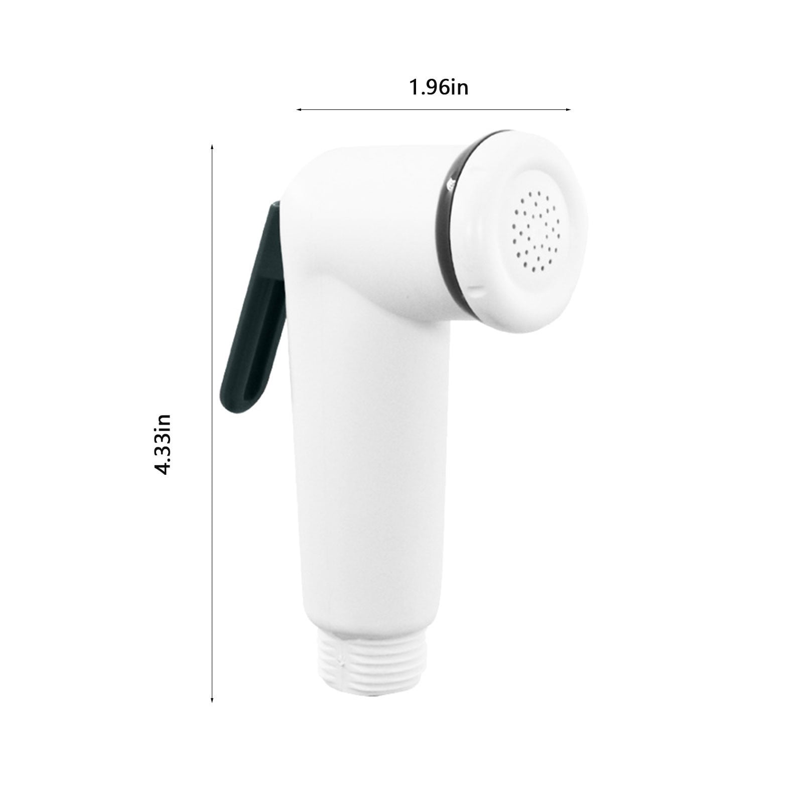 Sprayer with 4Ft Hose White Spray Gun JWDX, Spray Gun Set Multi Functional Bathroom Pressure Booster Spray Set High Pressure Rinse & Feminine Wash Nozzle Faucet Companion One Size White - Image 3