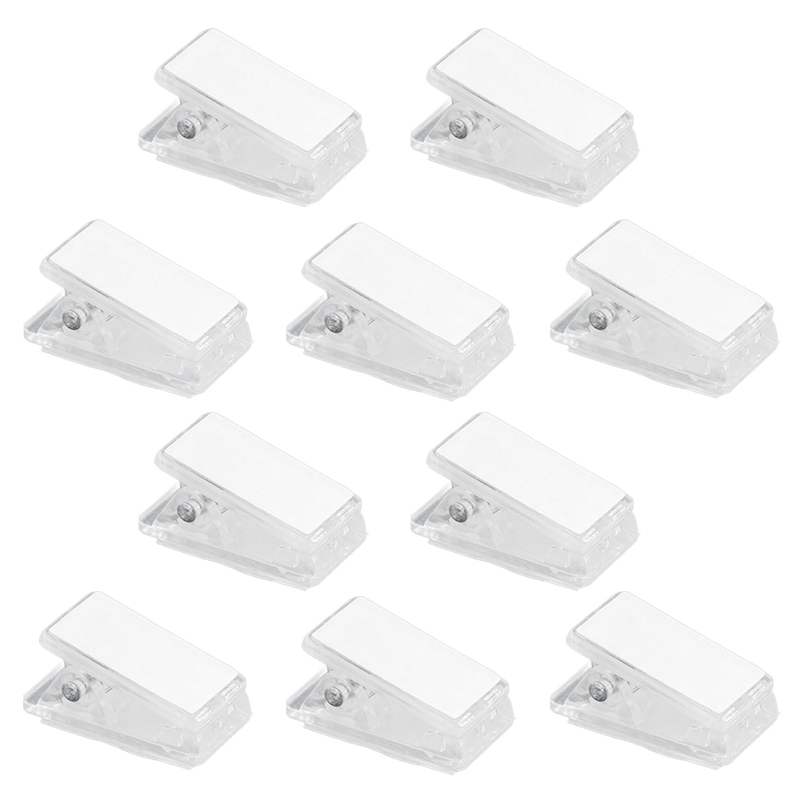 JWDX, 10x Clip Tapestry Wall Hangers Self Adhesive Clips Wall Clips Poster Hangers Shower Curtain Clips Double Adhesive Spring Clips for Blankets Posters Party 1