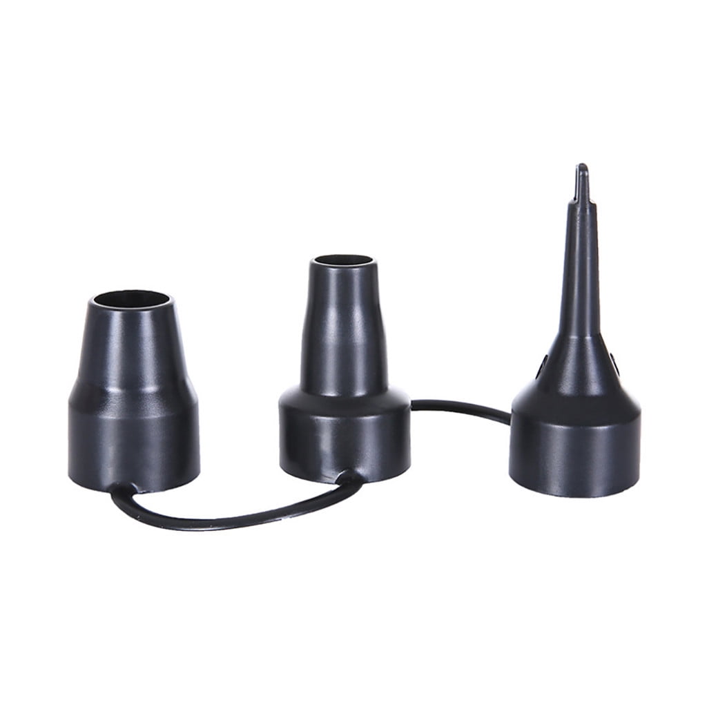 JWDX Sizes Plastic 3 Nozzle Nozzle Adaptor Inflator Air Replacement Head Nozzles Tools & Home Improvement, 1X Air Pump Nozzle(Blackplastic) One Size Black - Image 1