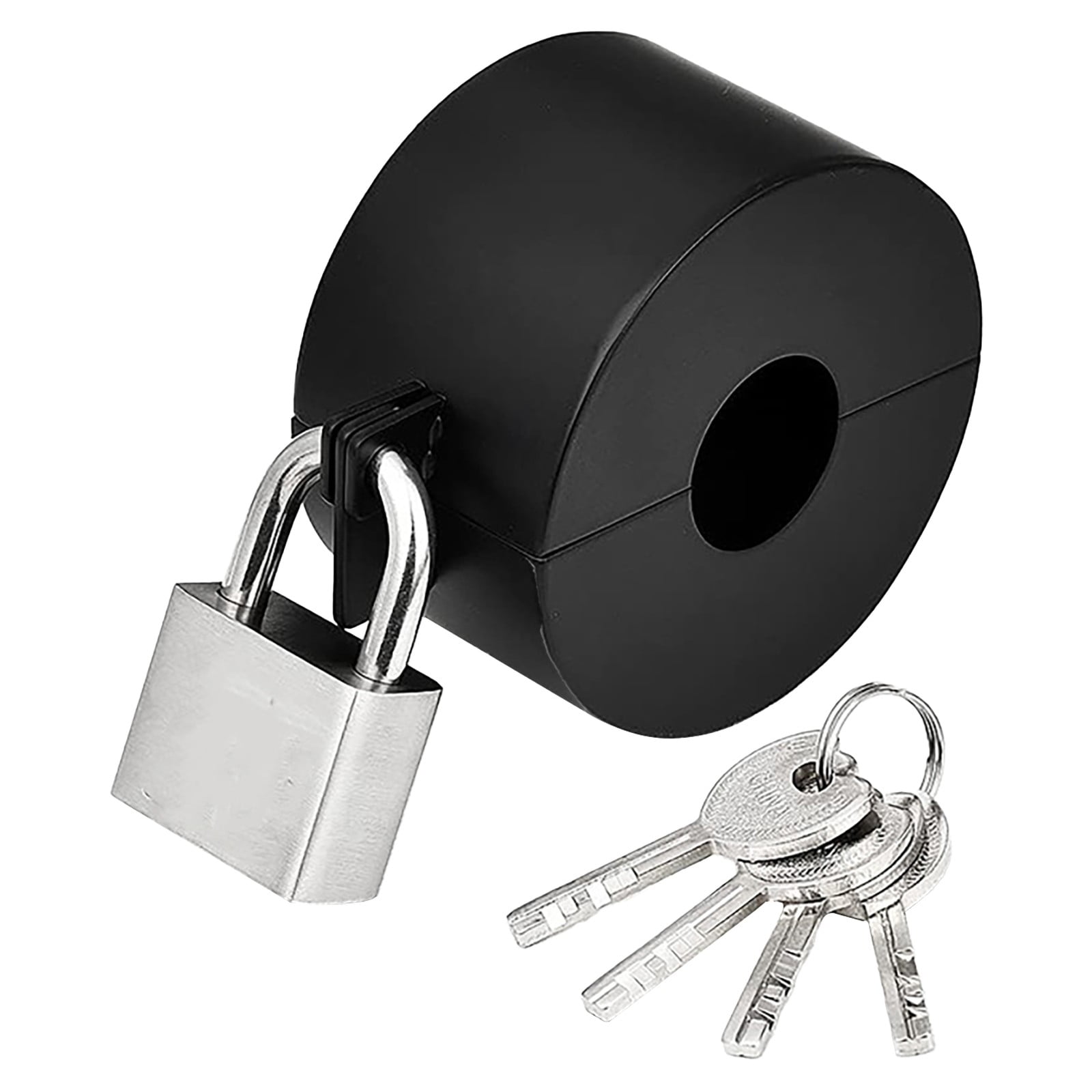 Door Handle Faucet Protection Cover Faucet Locks Outdoor Water Spigot Lock With Combination Lock Hose Bib Lock Stainless Water And Stop Unauthorized Water Use For Garden Etc JWDX One Size Silver - Image 1
