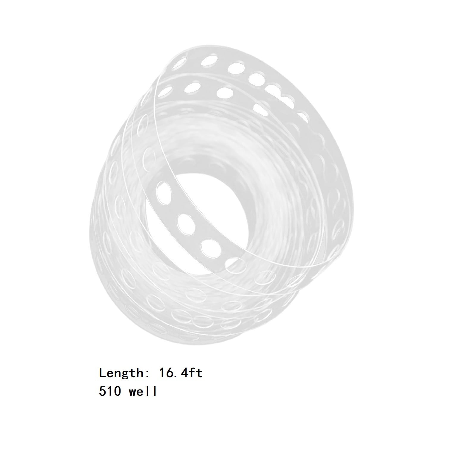 Adhesive Tape Jwdx Handmade Tape 5M Transparent Flexible Plastic Balloon Tape Strips for Birthday 110 Holes Balloon String with Hole Design for Easy Balloon Fixing and Decorations One Size Clear - Image 3