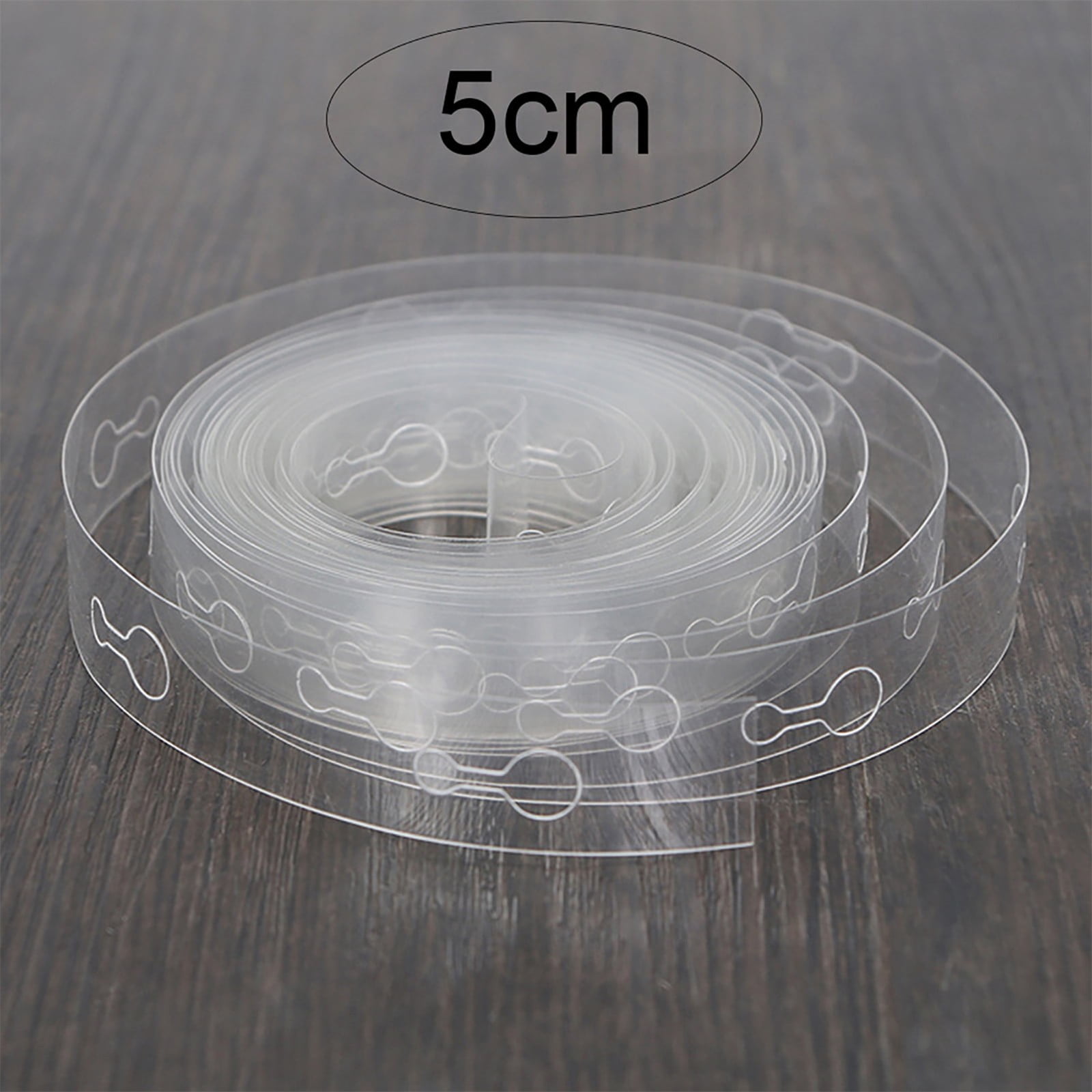 Adhesive Tape Jwdx Handmade Tape 5M Transparent Flexible Plastic Balloon Tape Strips for Birthday 110 Holes Balloon String with Hole Design for Easy Balloon Fixing and Decorations One Size Clear - Image 5