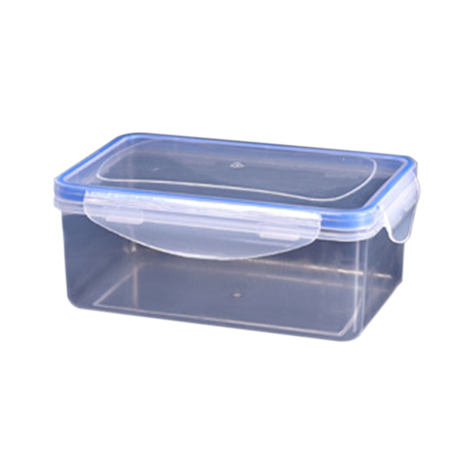 Grrvtrz ,Kitchen Refrigerator Rectangular Food Container Microwave Heat Plastic Lunch Box Food Lunch Box Fruit Storage Sealed Box,Lunch Box，Bento Box B - Image 1
