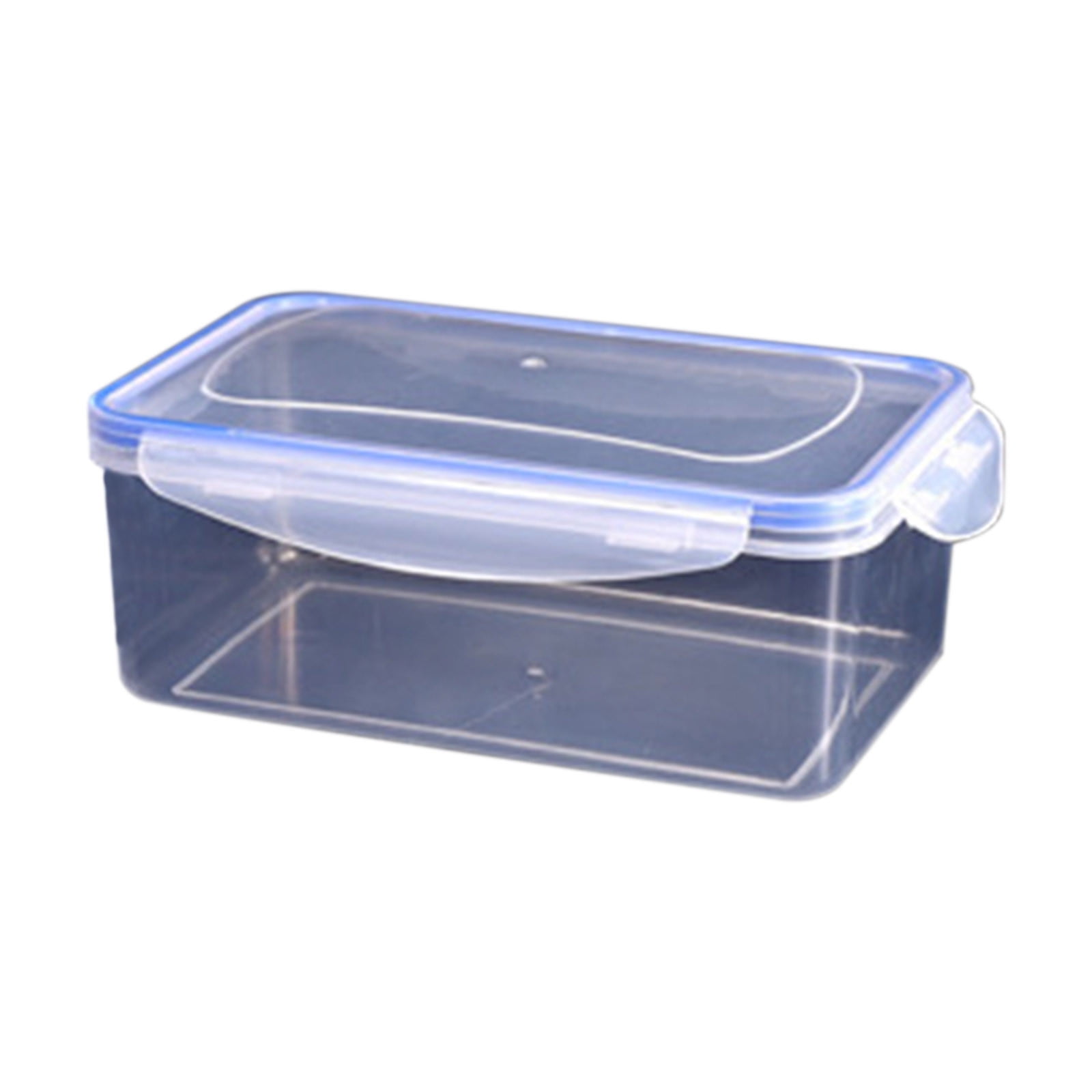 Grrvtrz ,Kitchen Refrigerator Rectangular Food Container Microwave Heat Plastic Lunch Box Food Lunch Box Fruit Storage Sealed Box,Lunch Box，Bento Box C - Image 1