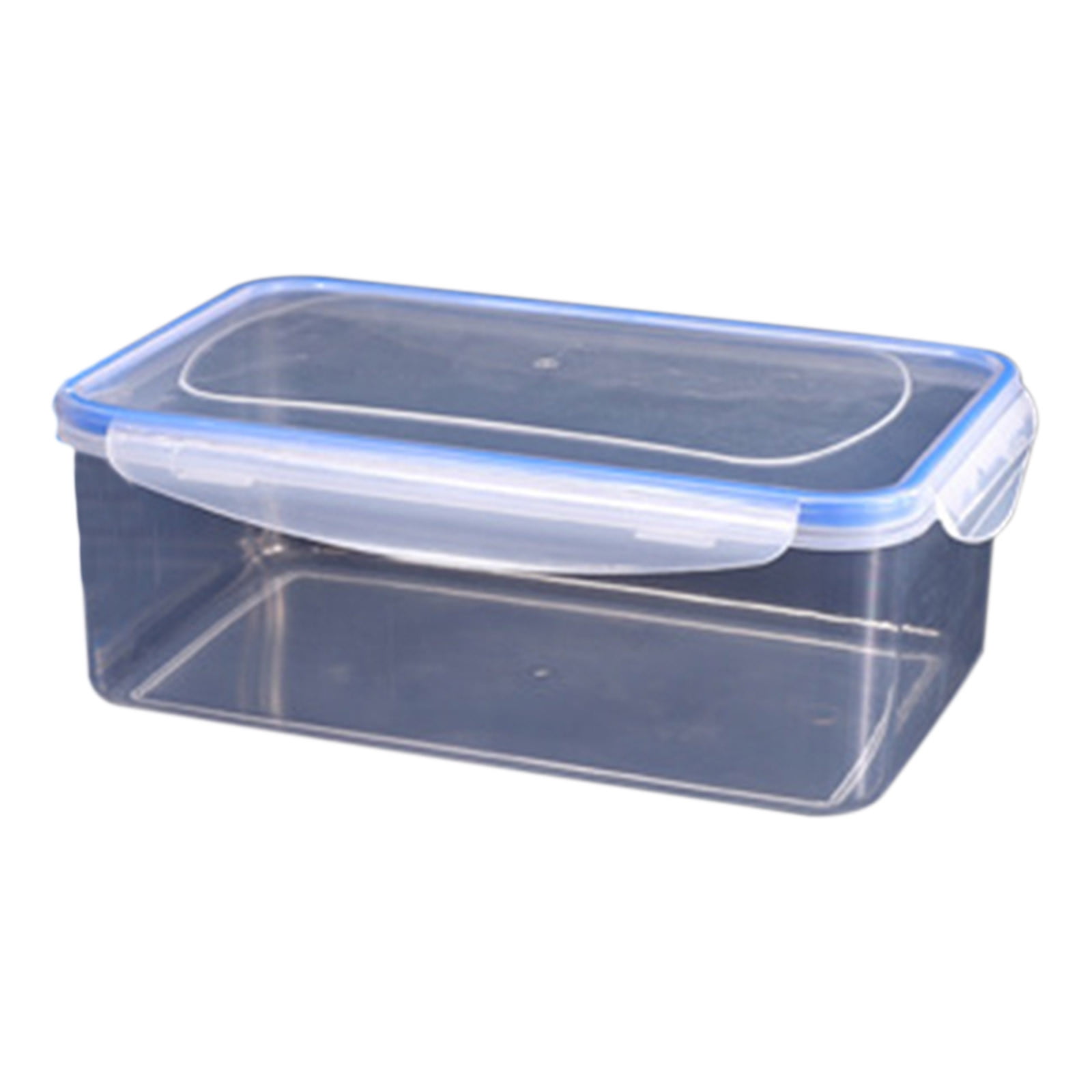 Grrvtrz ,Kitchen Refrigerator Rectangular Food Container Microwave Heat Plastic Lunch Box Food Lunch Box Fruit Storage Sealed Box,Lunch Box，Bento Box D - Image 1